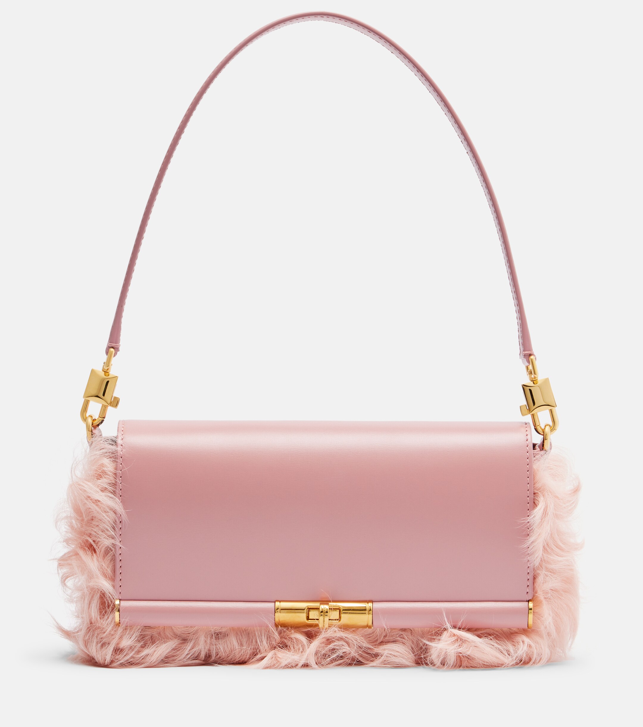 Dolce&Gabbana Marlene Small shearling shoulder bag