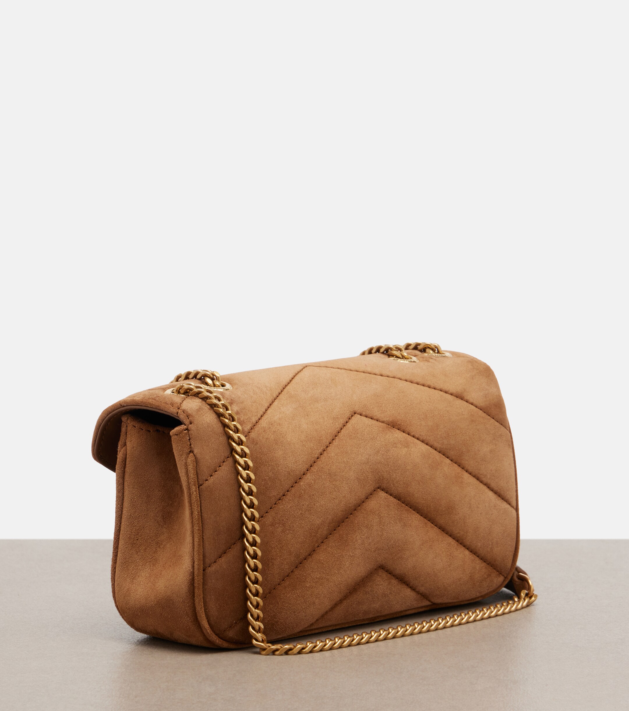 Saint Laurent Loulou Mini suede shoulder bag