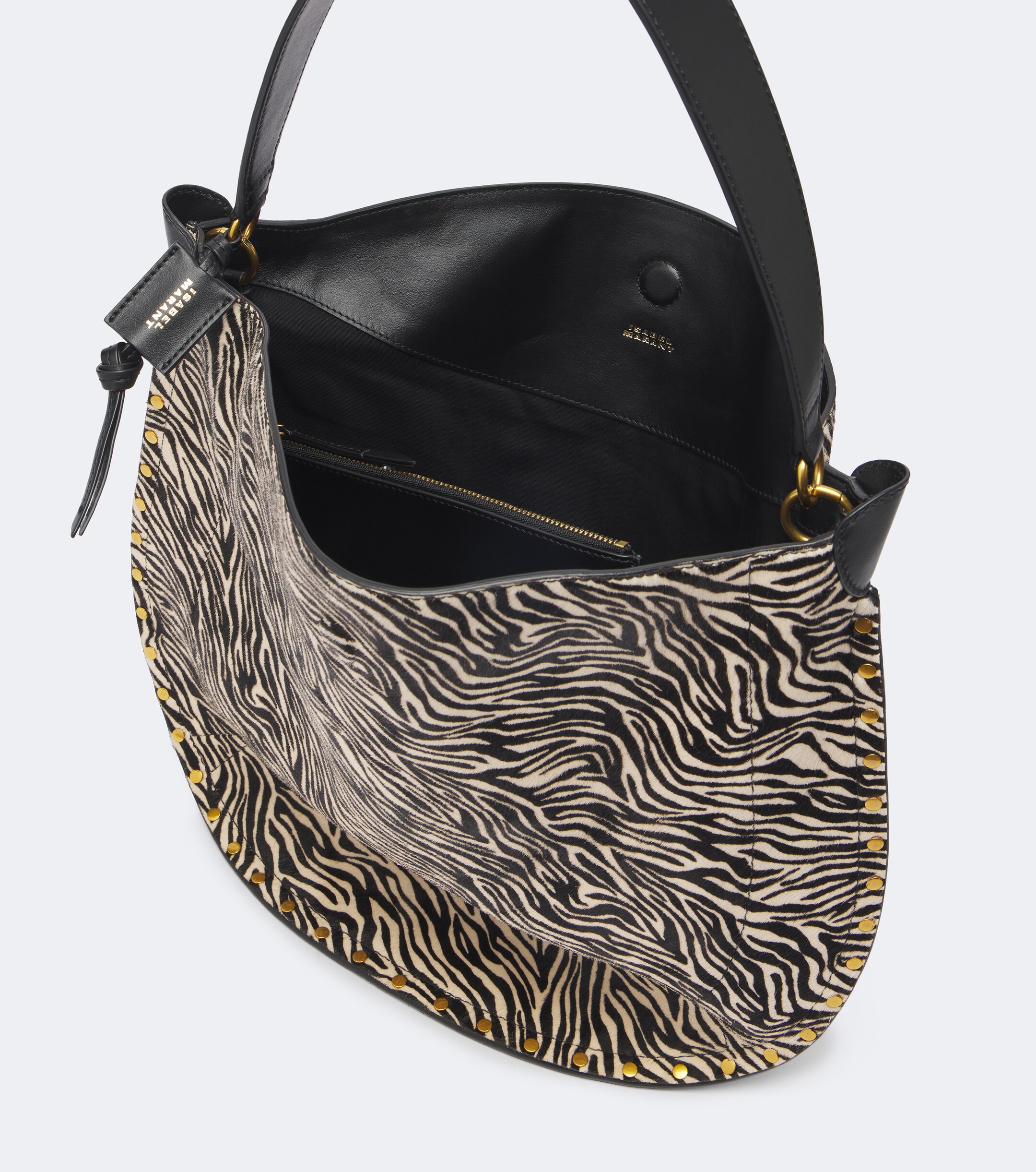 Isabel Marant Isabel Marant Oskan Large calf hair shoulder bag