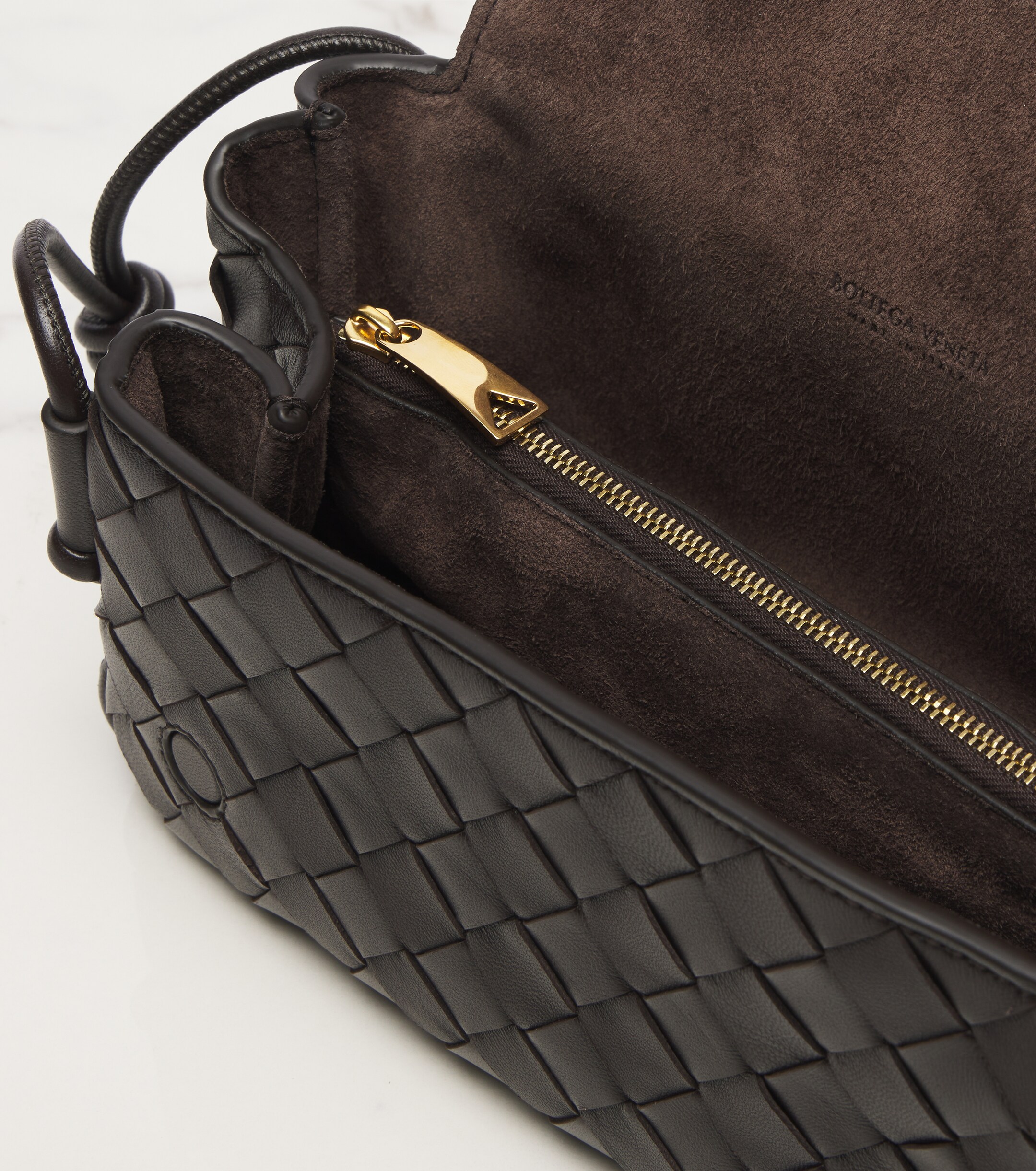Bottega Veneta Notturno Mini leather crossbody bag