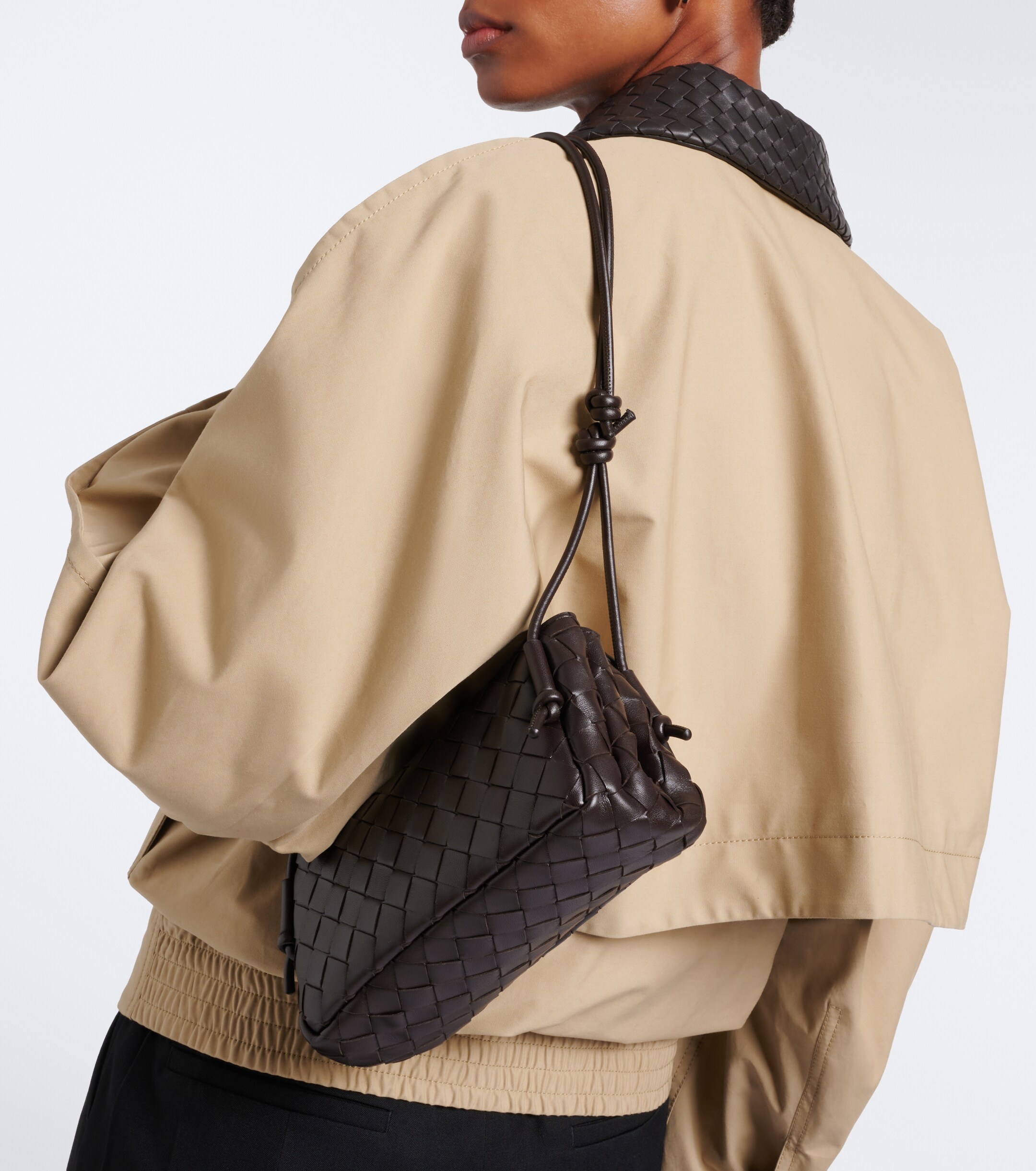 Bottega Veneta Notturno Mini leather crossbody bag