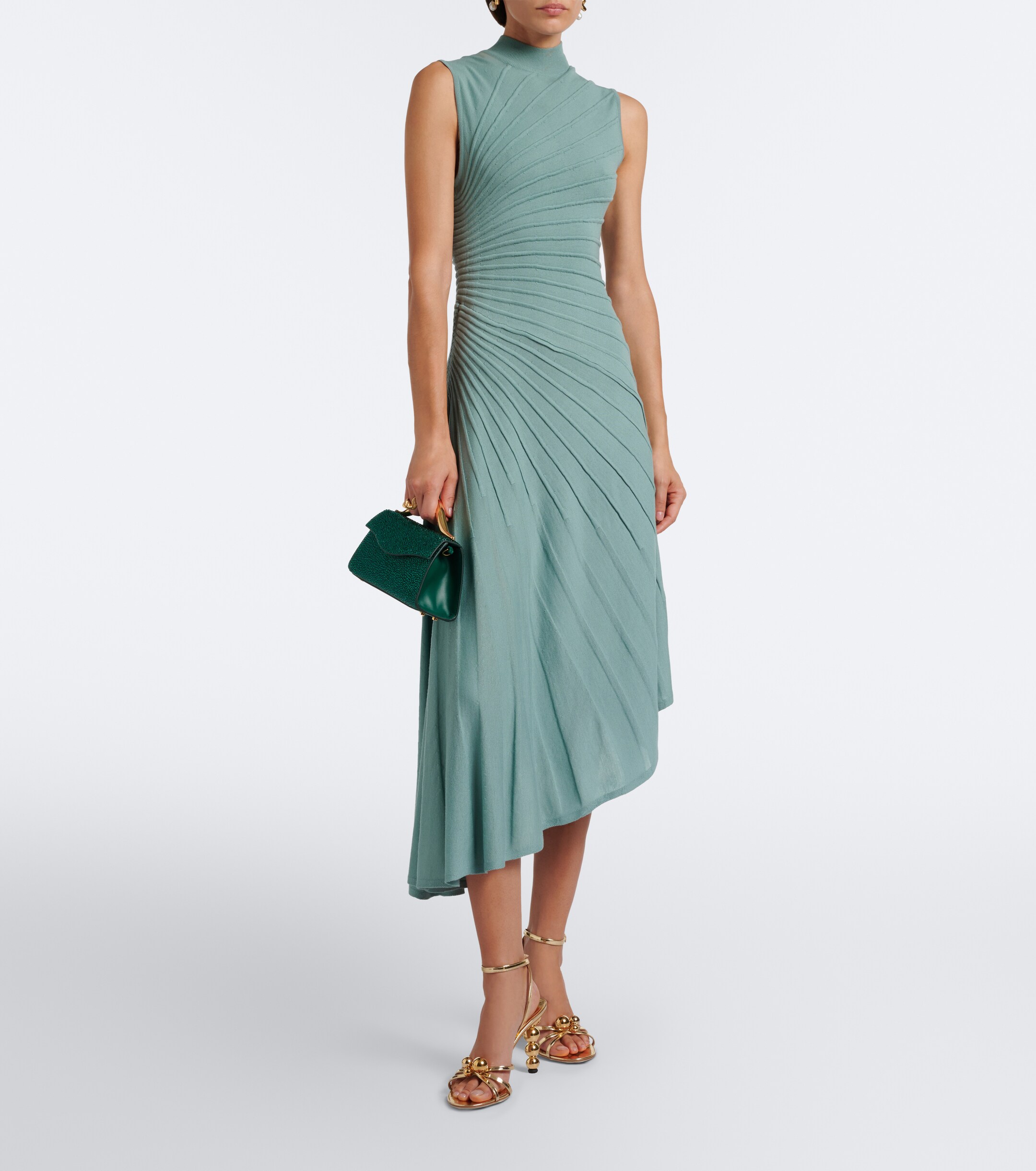 Elie Saab Elie Saab Petit Wave embellished top-handle bag