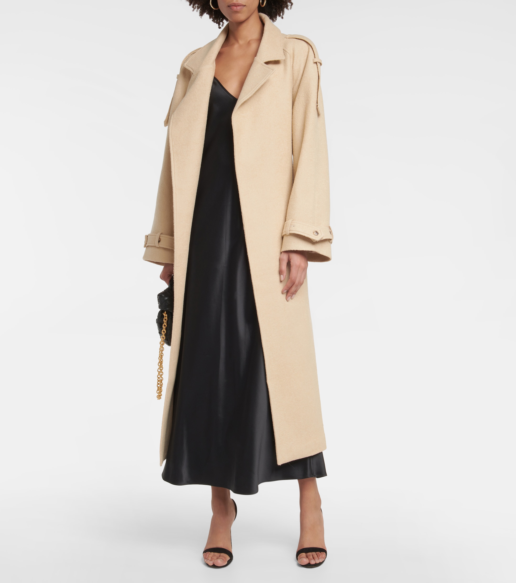 JOSEPH Clea silk satin slip dress