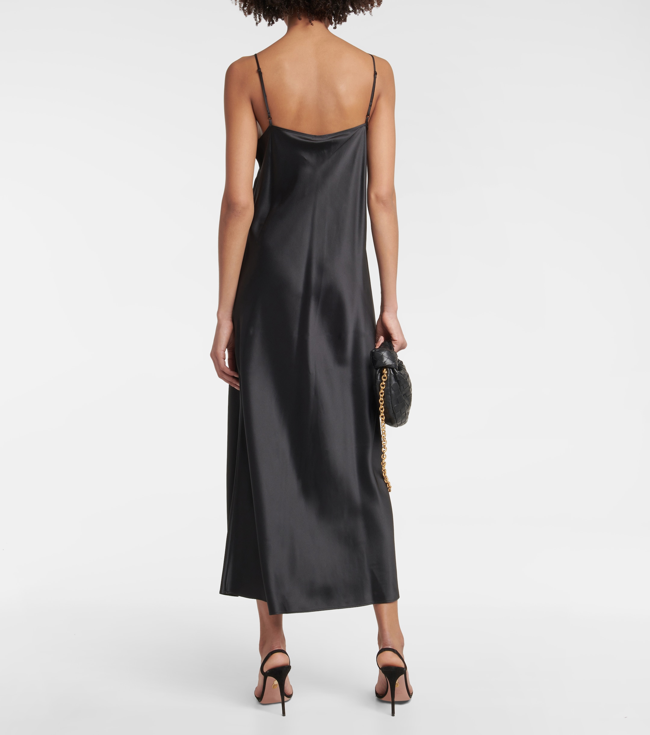 JOSEPH Clea silk satin slip dress
