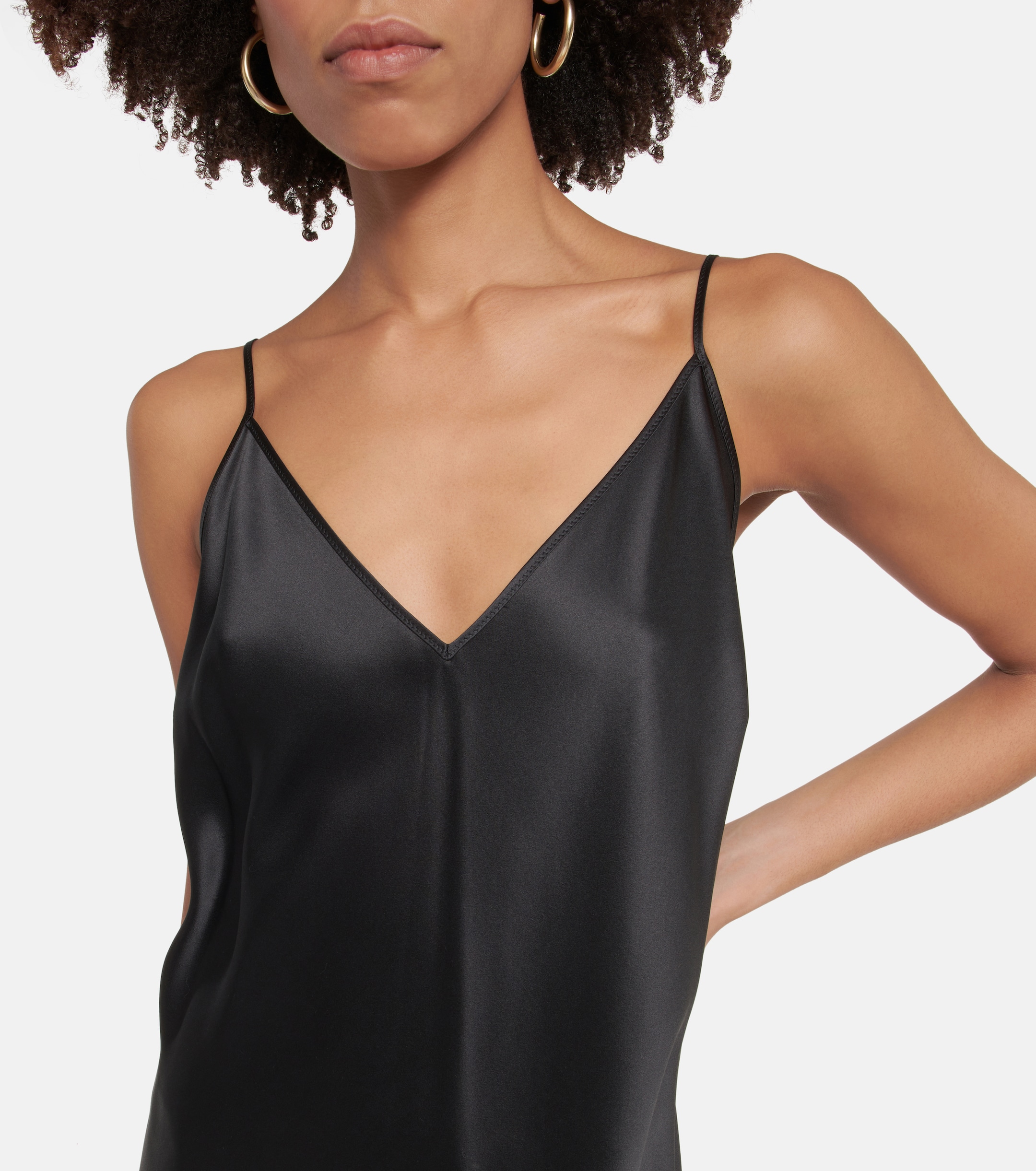 JOSEPH Clea silk satin slip dress