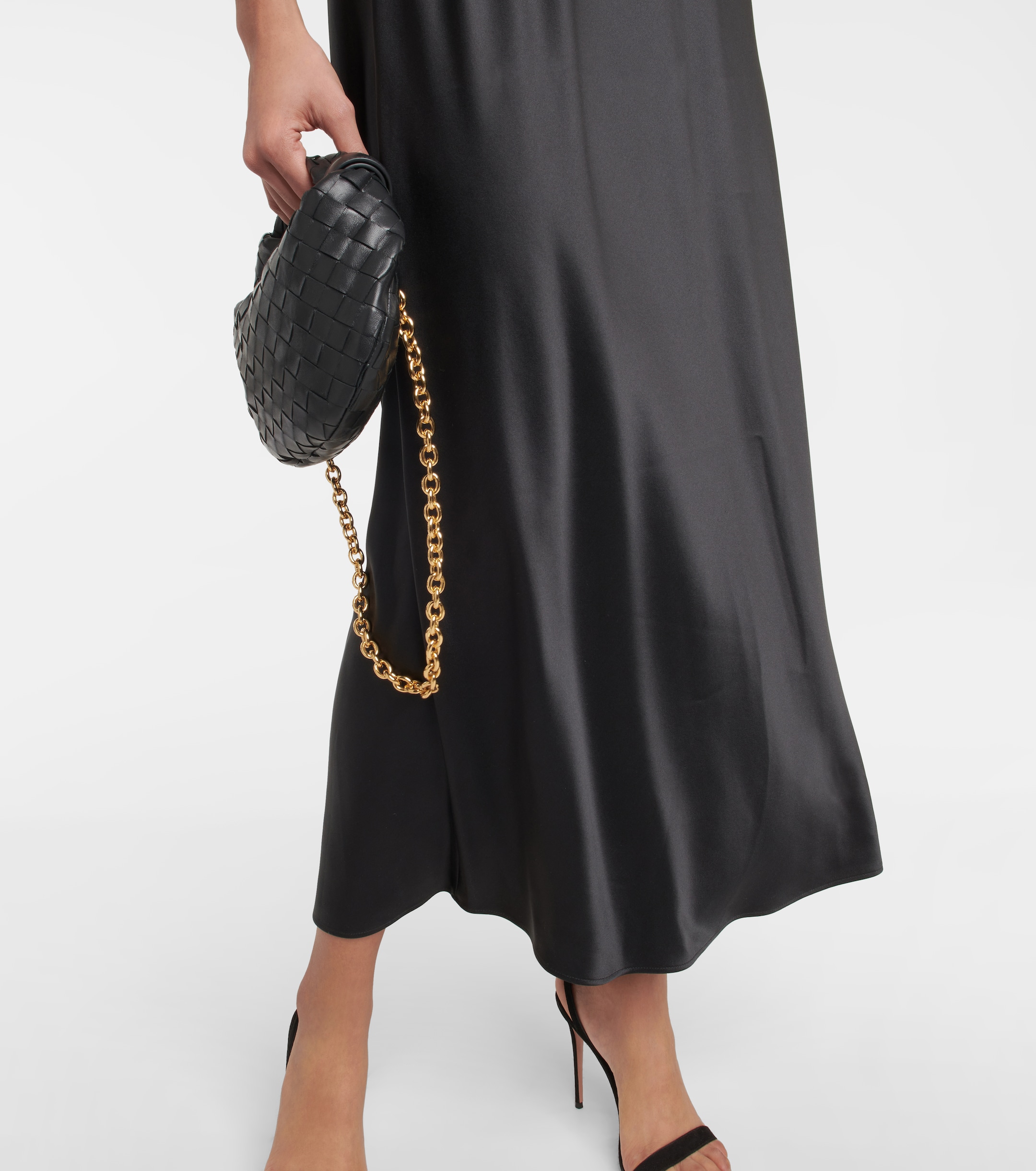 JOSEPH Clea silk satin slip dress