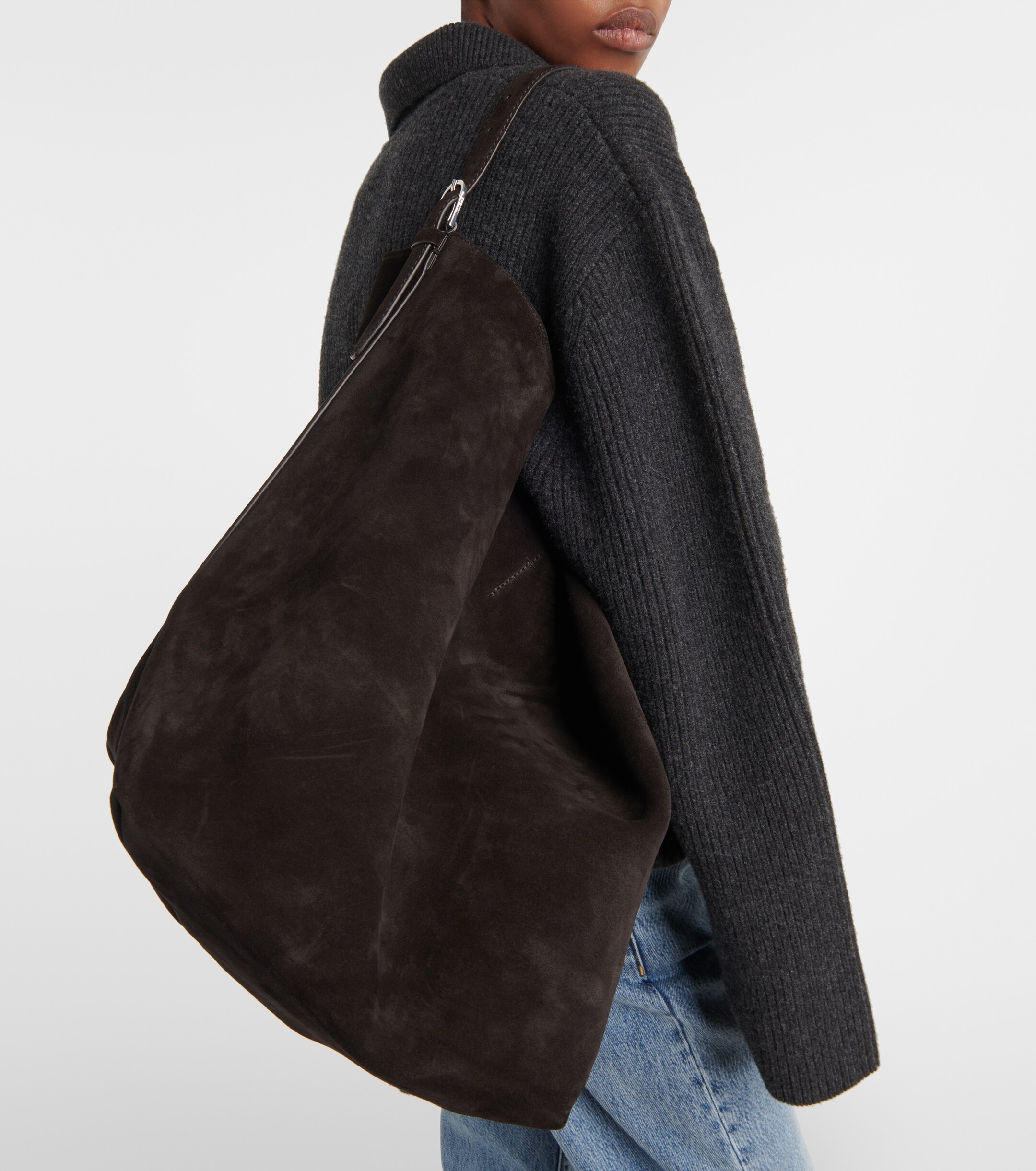 TOTEME Suede tote bag