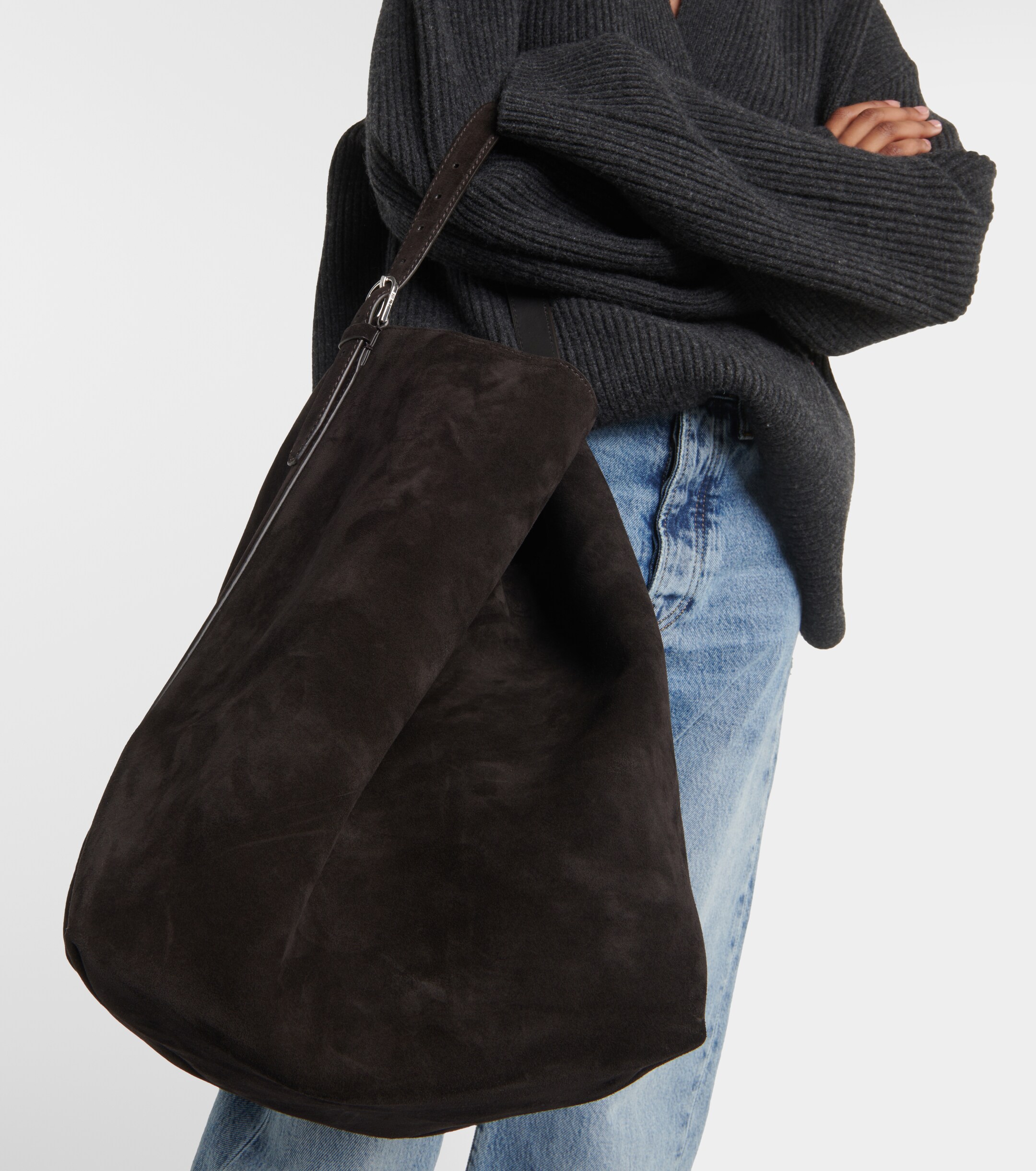 TOTEME Suede tote bag