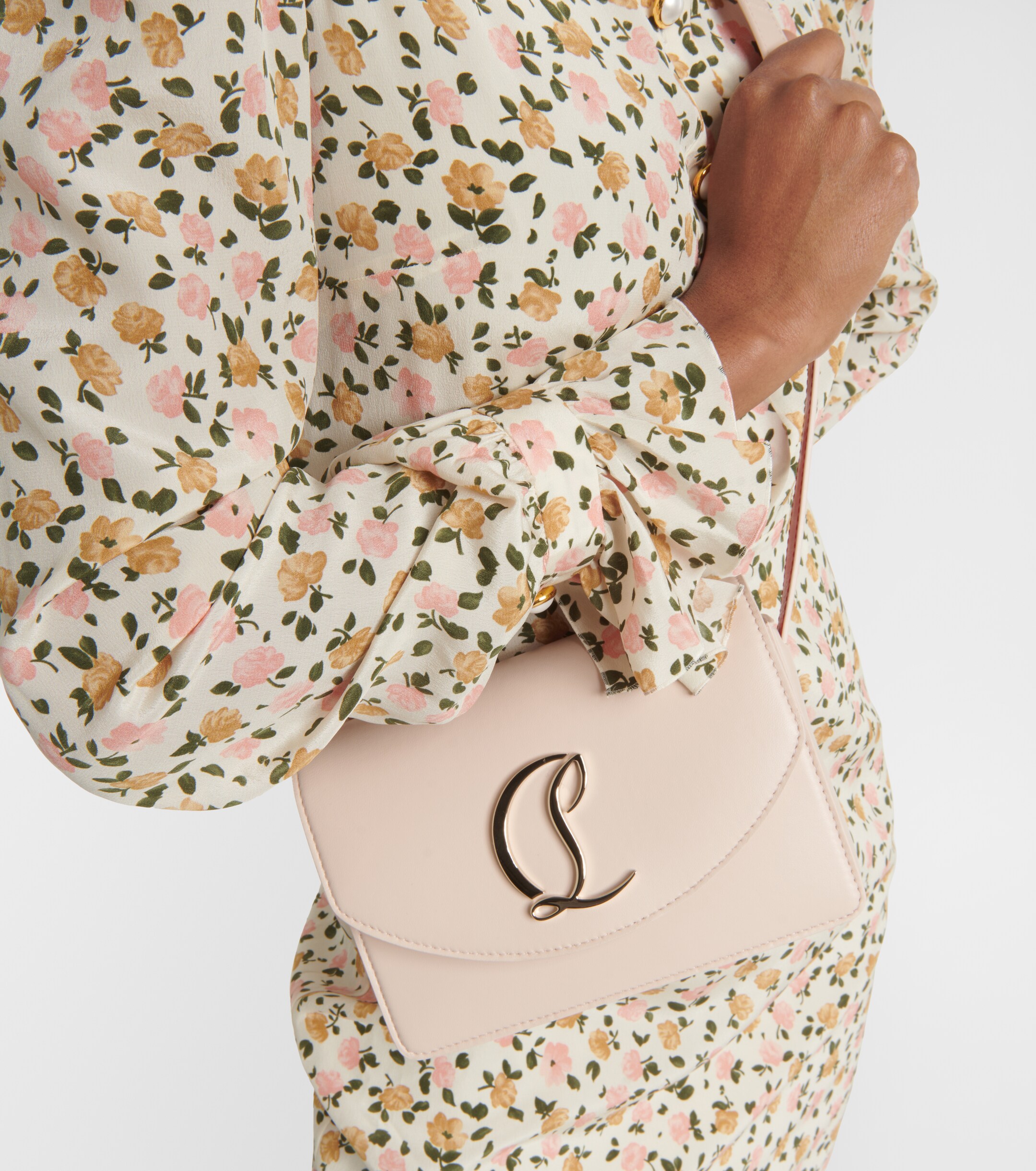 CHRISTIAN LOUBOUTIN Loubi54 Small leather crossbody bag