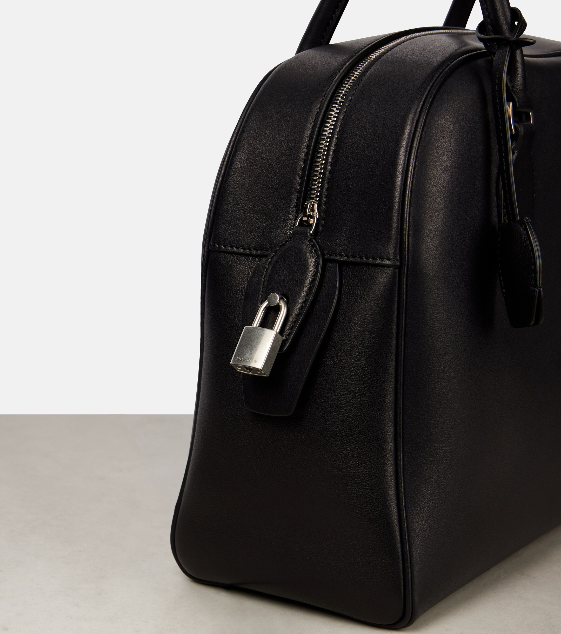 The Row India Medium leather tote bag