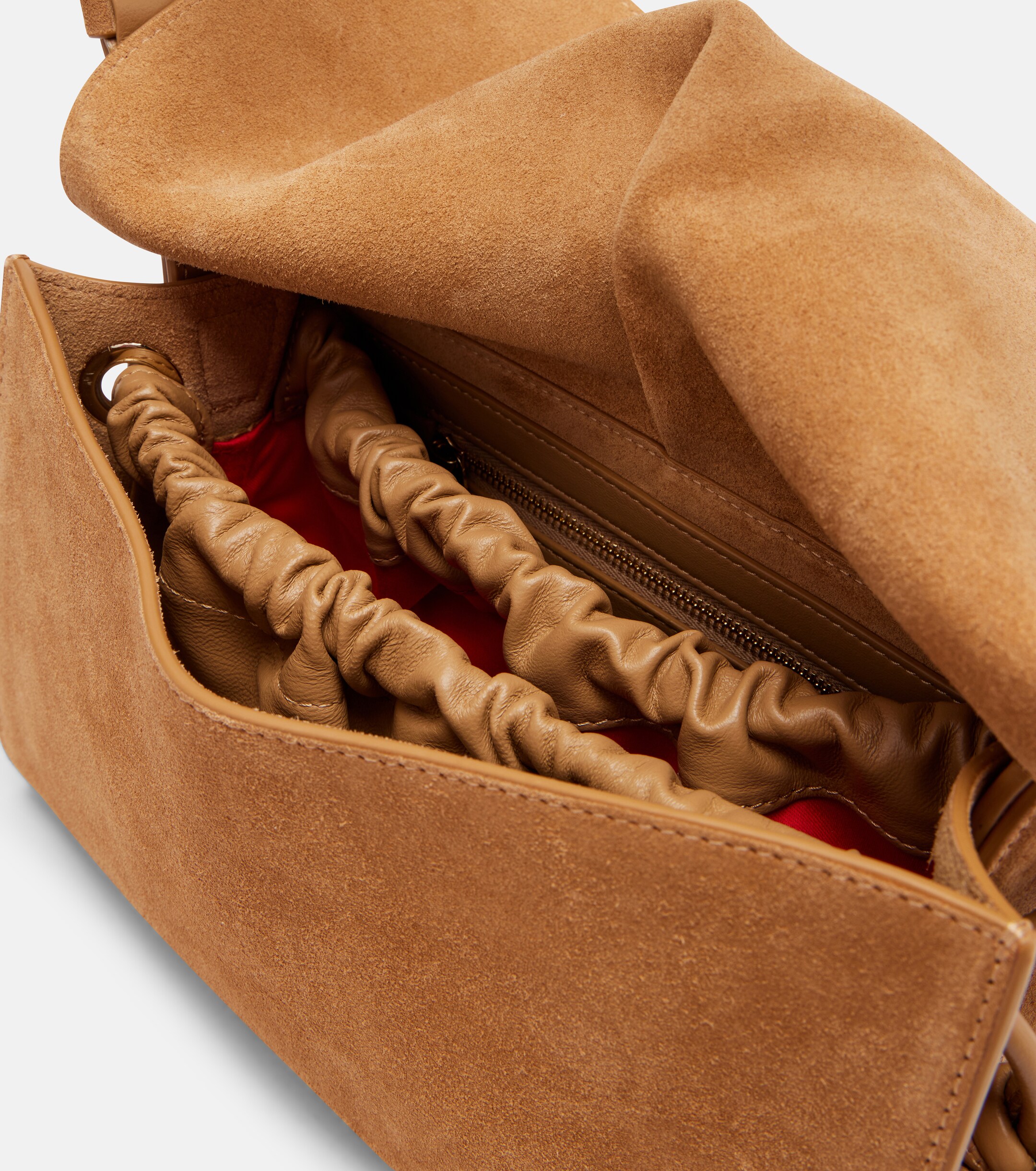 CHRISTIAN LOUBOUTIN Baggy Small suede shoulder bag