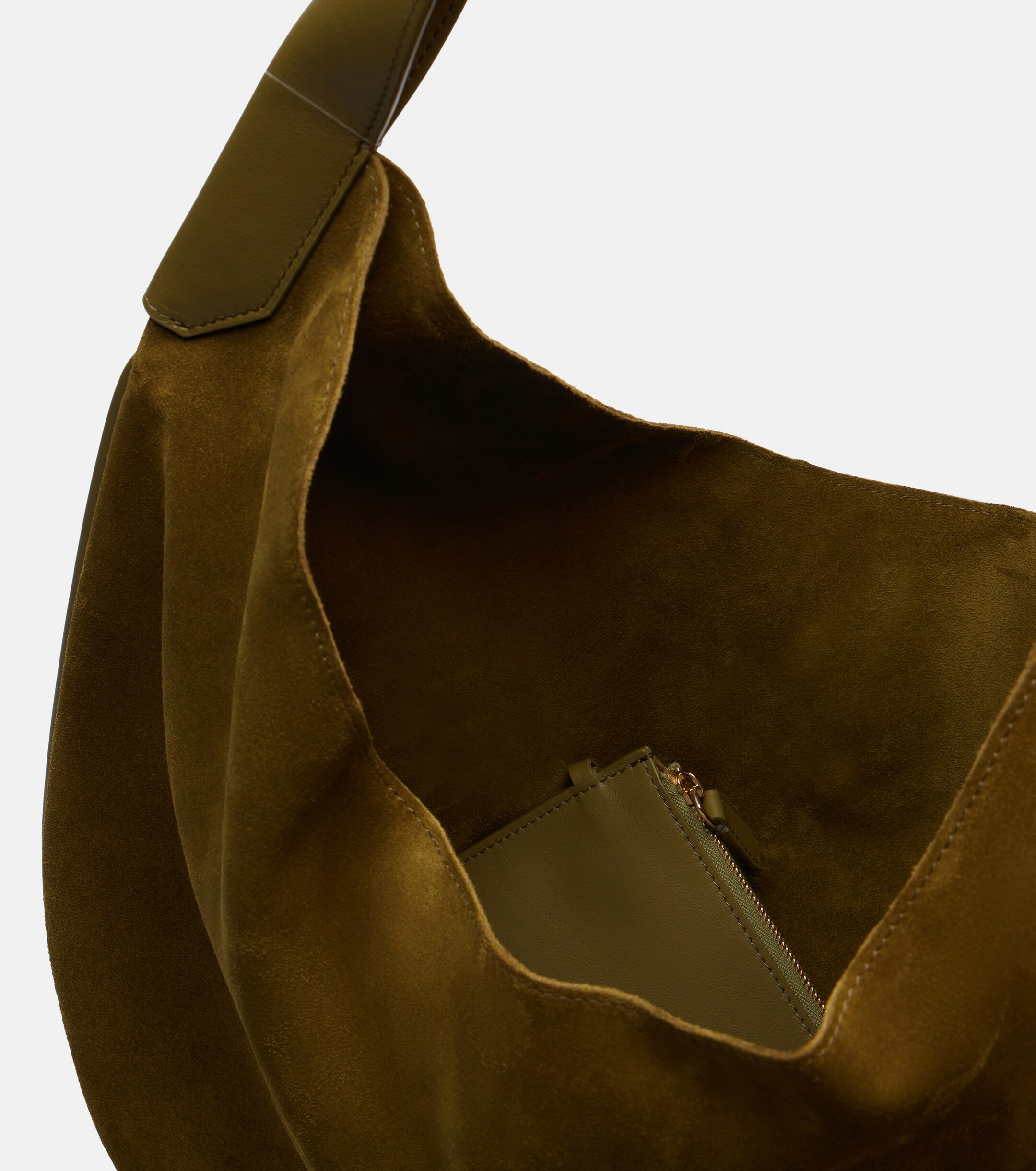 Victoria Beckham Soft Plié suede shoulder bag