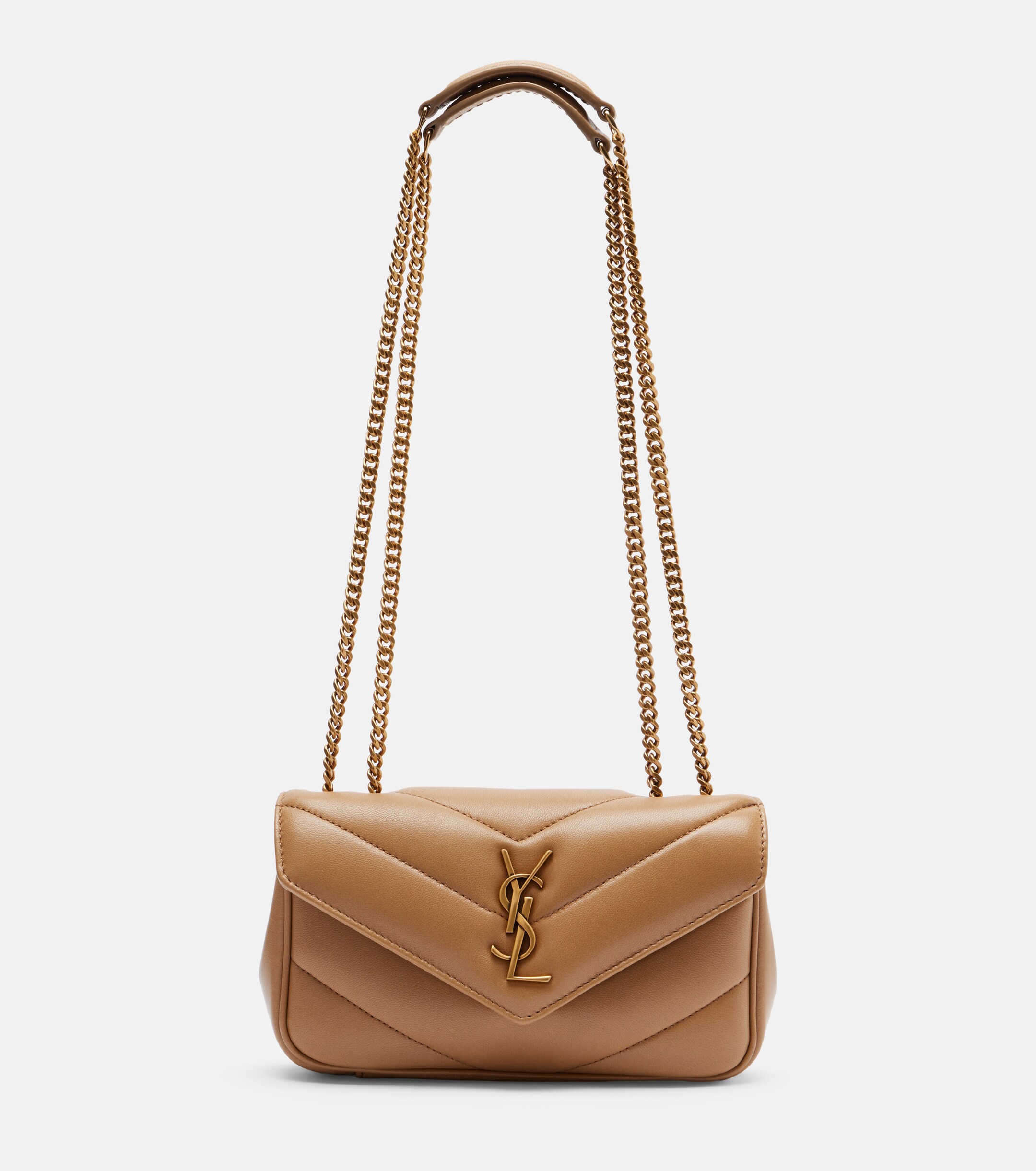 Saint Laurent Saint Laurent Loulou Mini leather shoulder bag