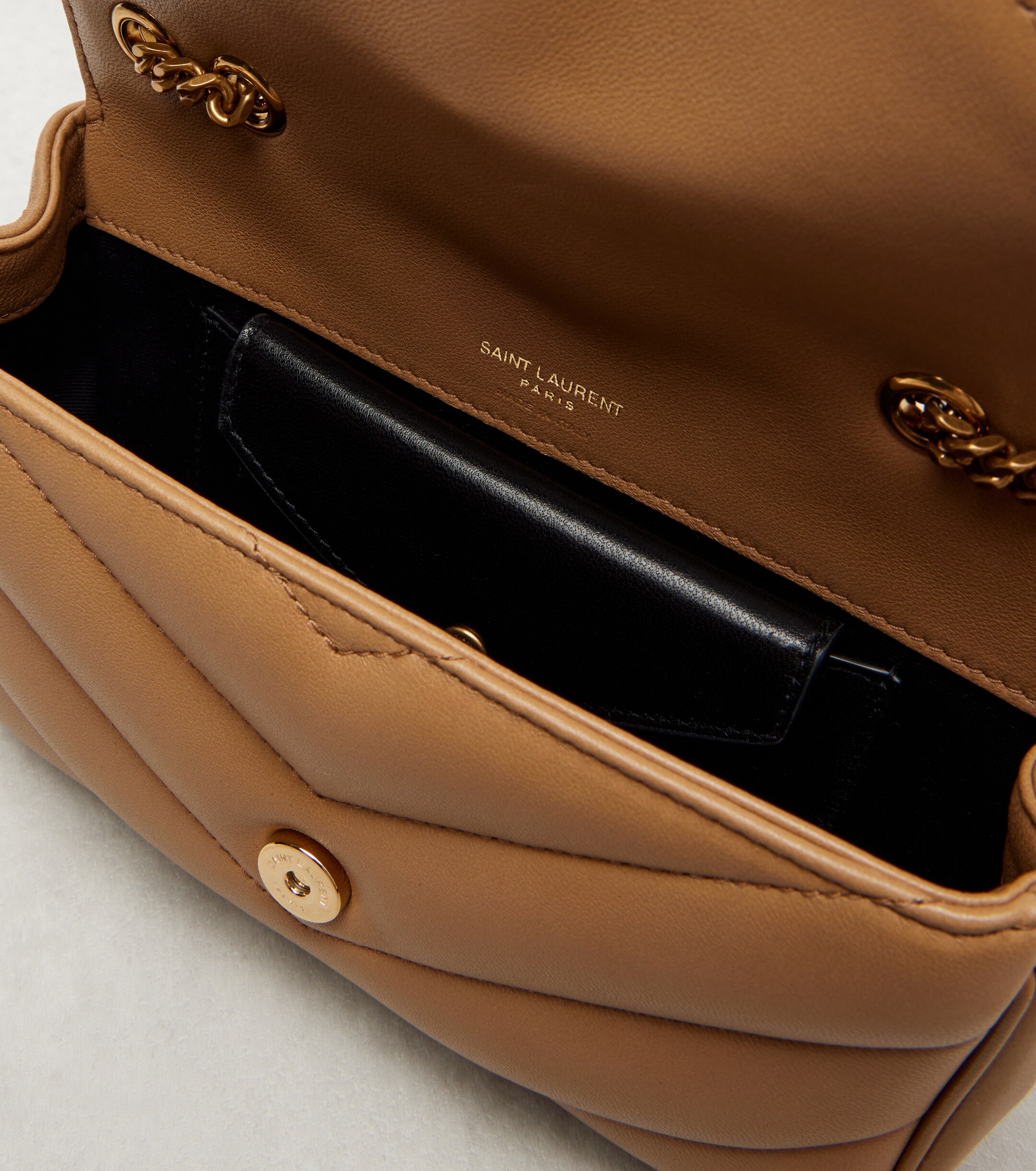 Saint Laurent Saint Laurent Loulou Mini leather shoulder bag