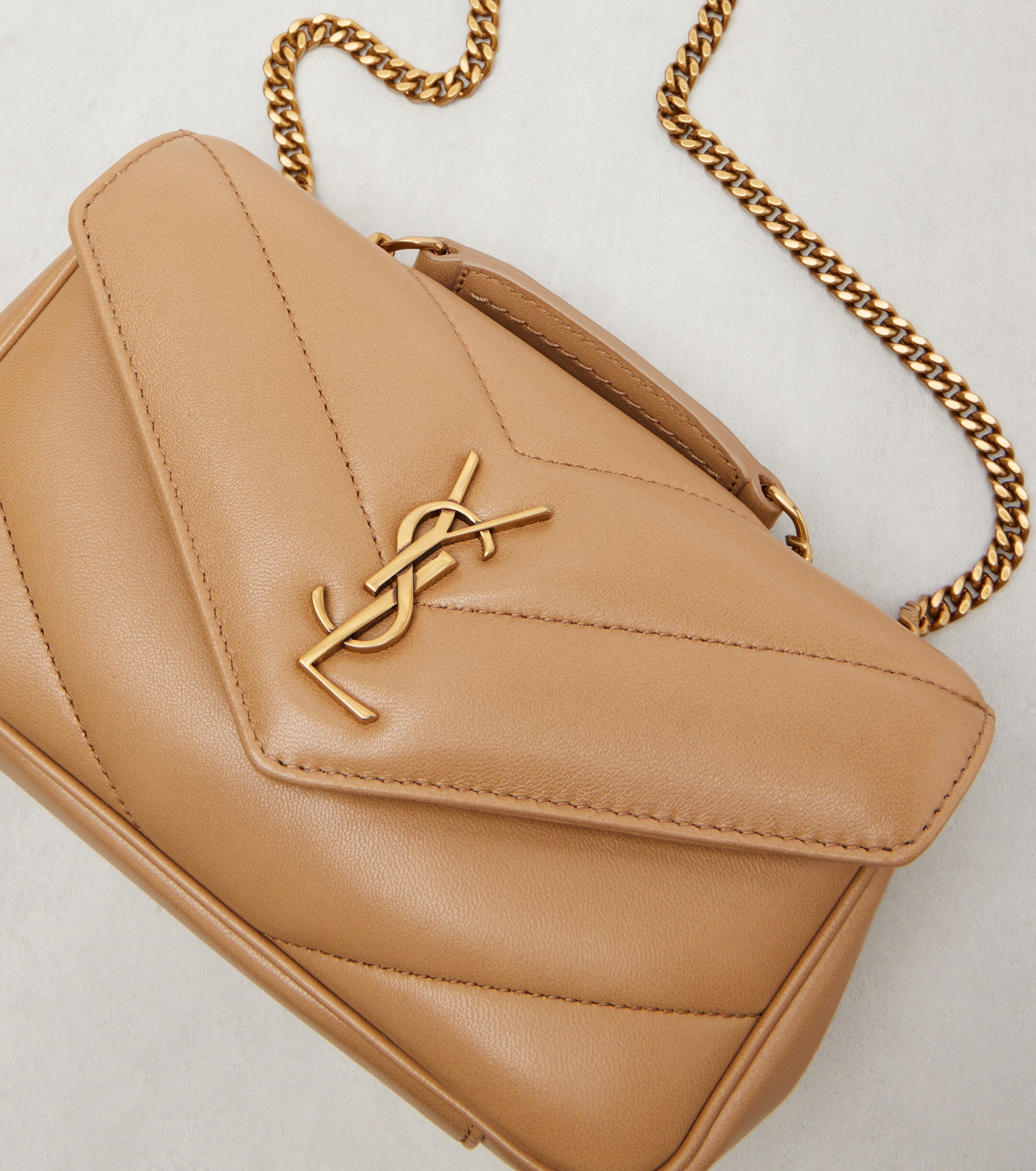 Saint Laurent Saint Laurent Loulou Mini leather shoulder bag