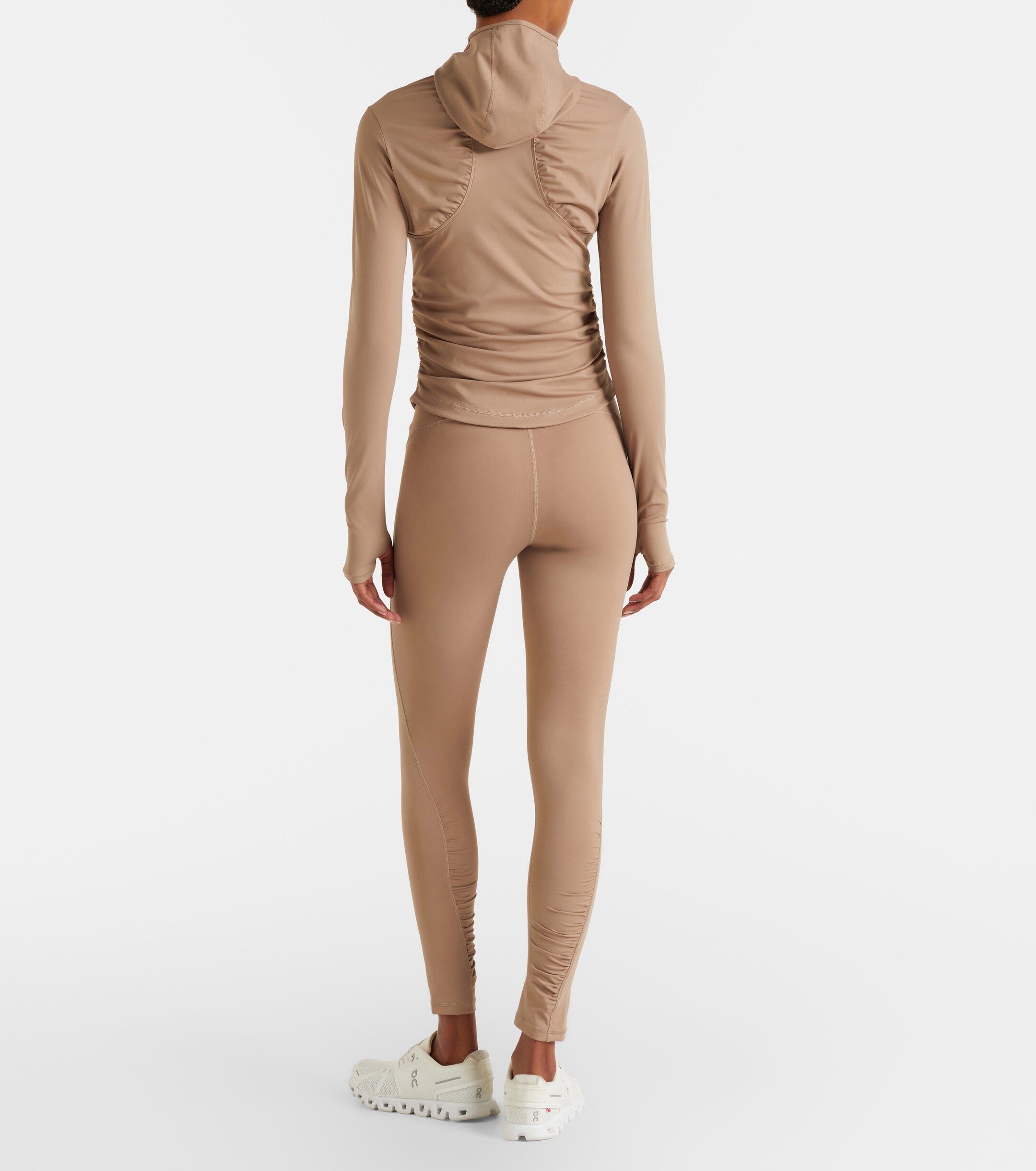 adidas by Stella McCartney Adidas by Stella McCartney Logo technical half-zip hoodie