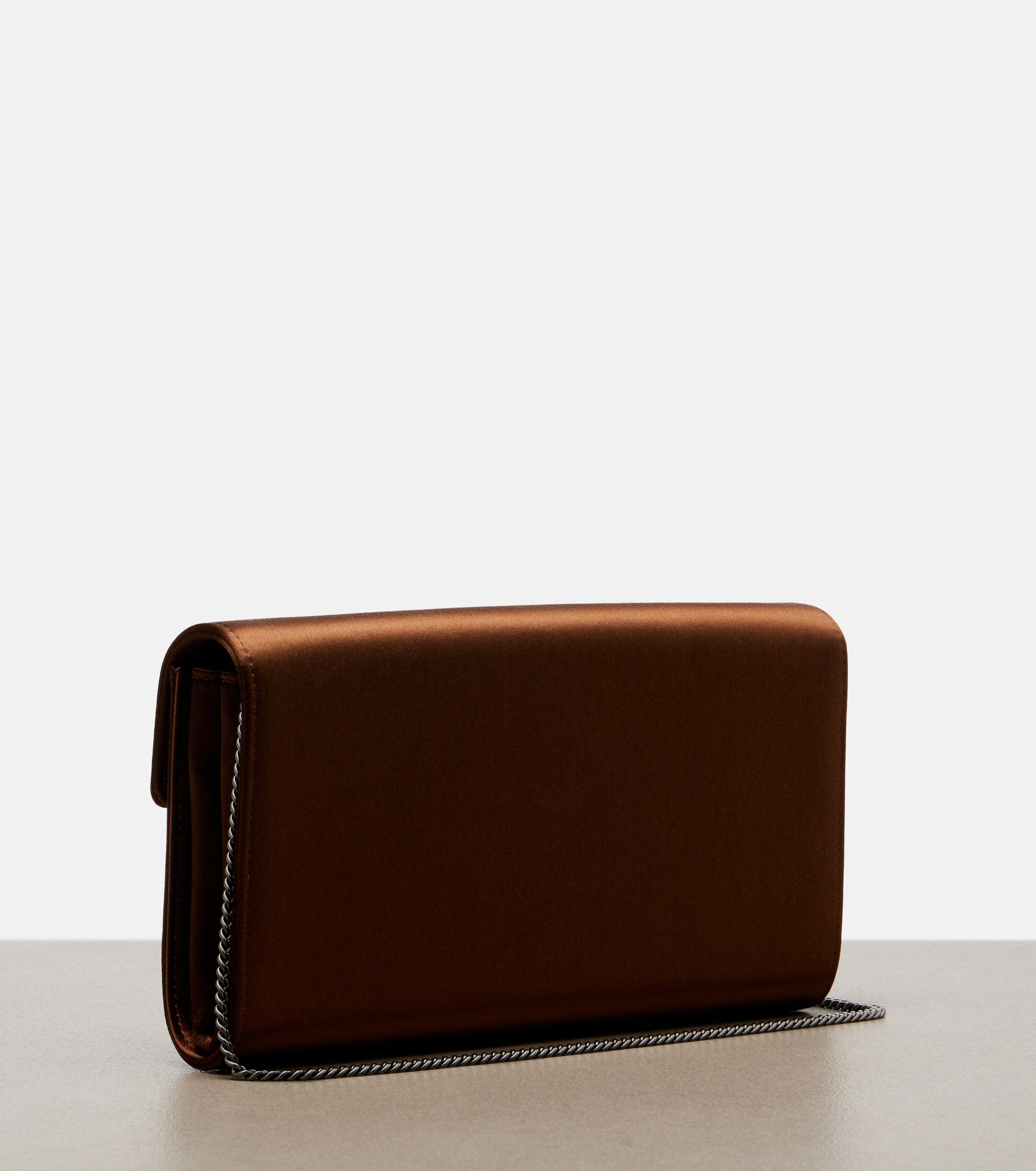 ROGER VIVIER Efflorescence embellished satin clutch