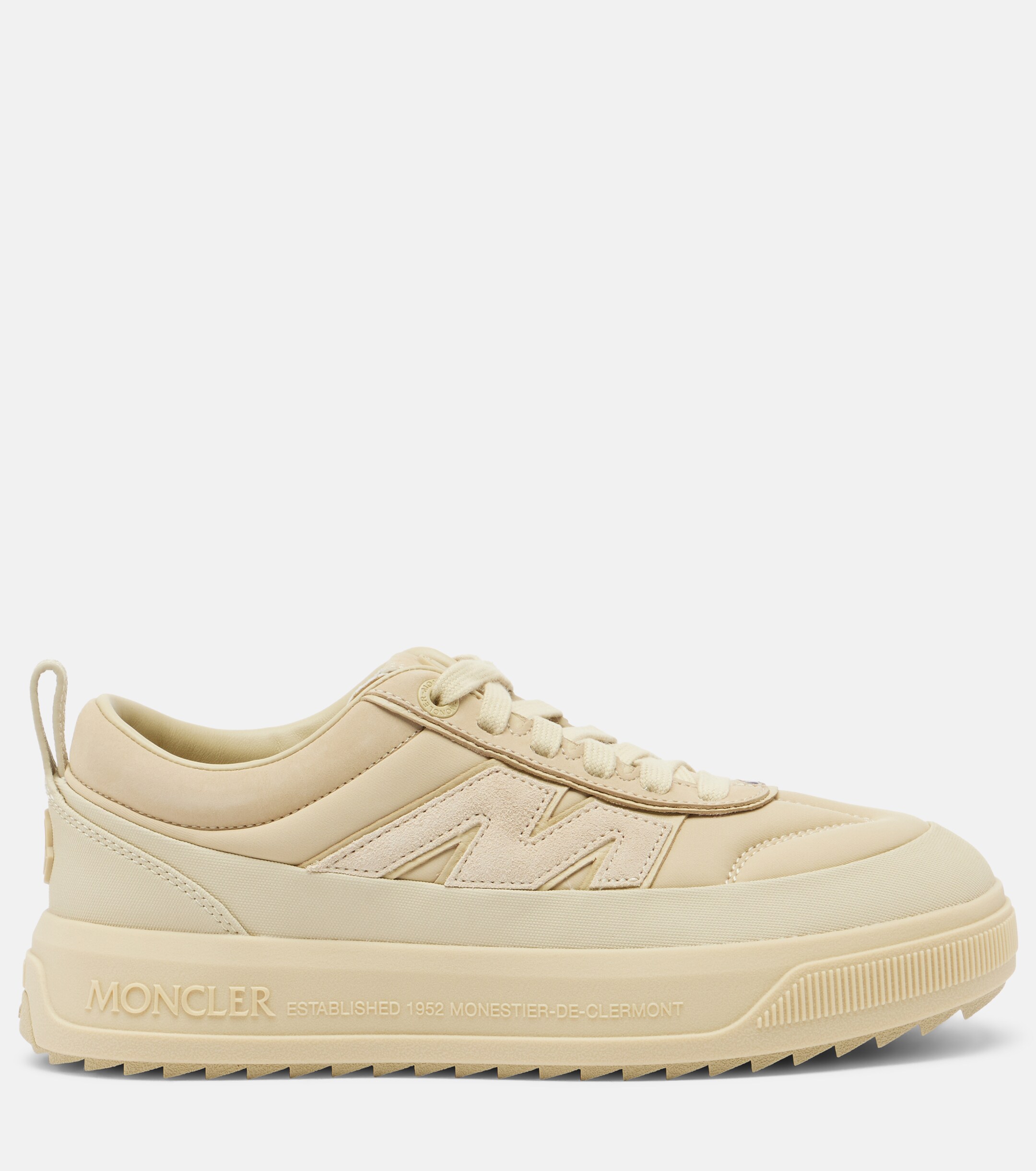 Moncler Moncler Altive leather-trimmed sneakers