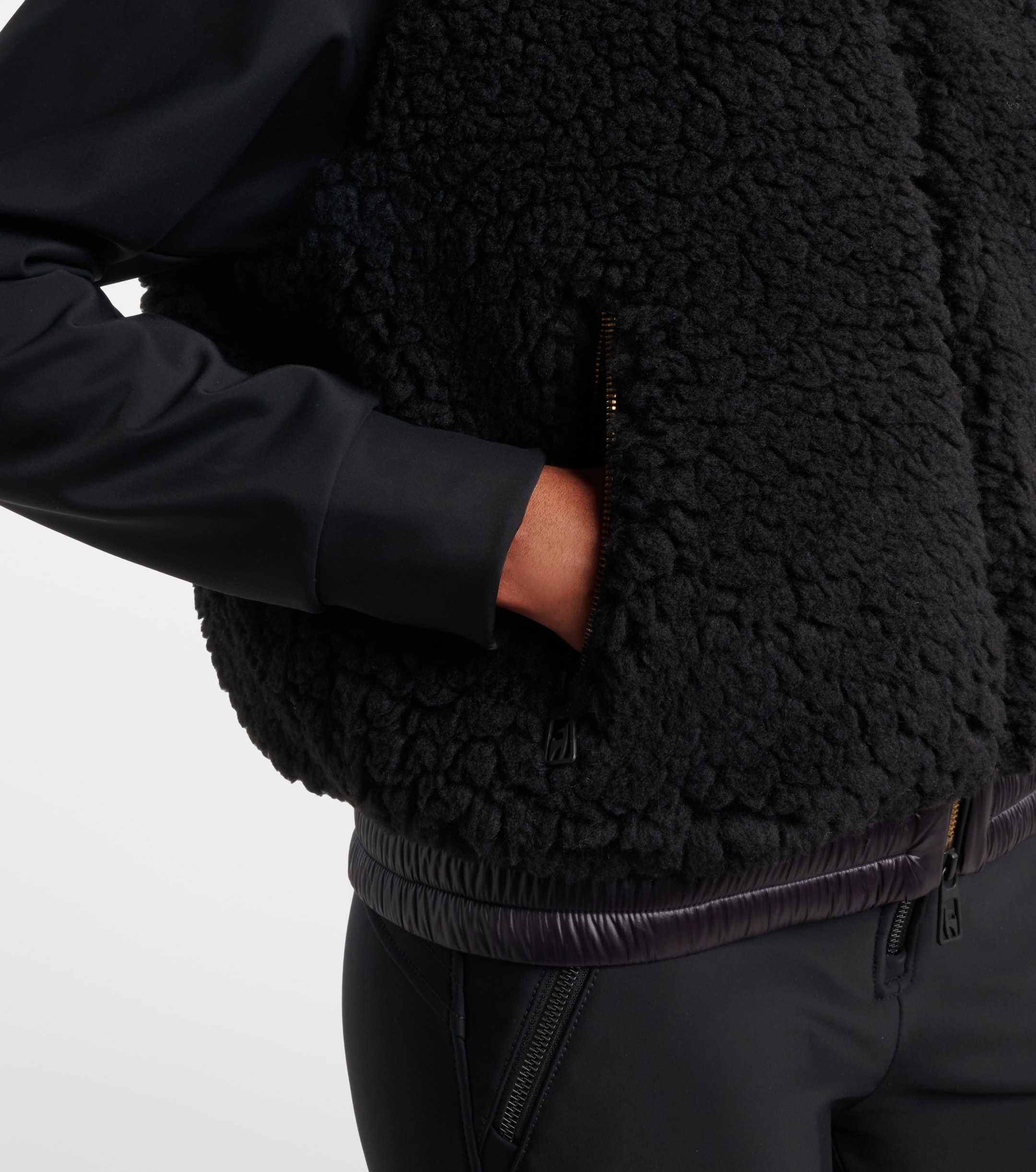 Toni Sailer Toni Sailer Hedda teddy-trimmed ski hoodie