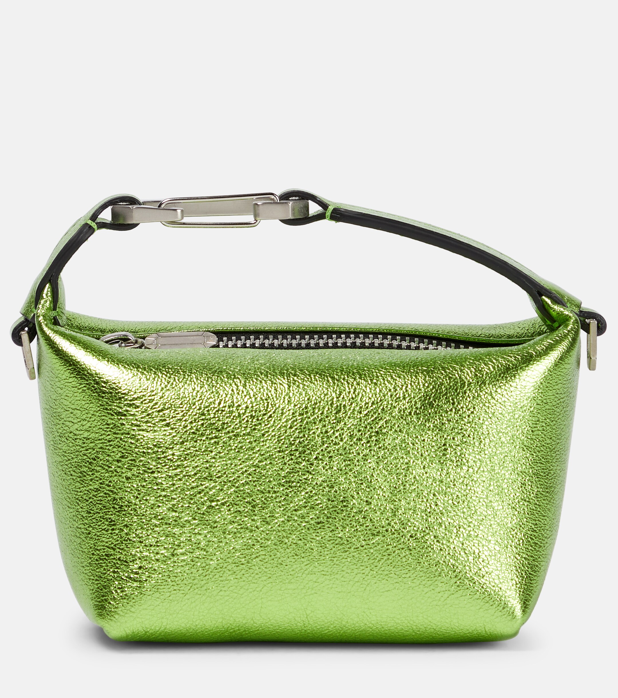 Eéra Moonbag metallic leather clutch