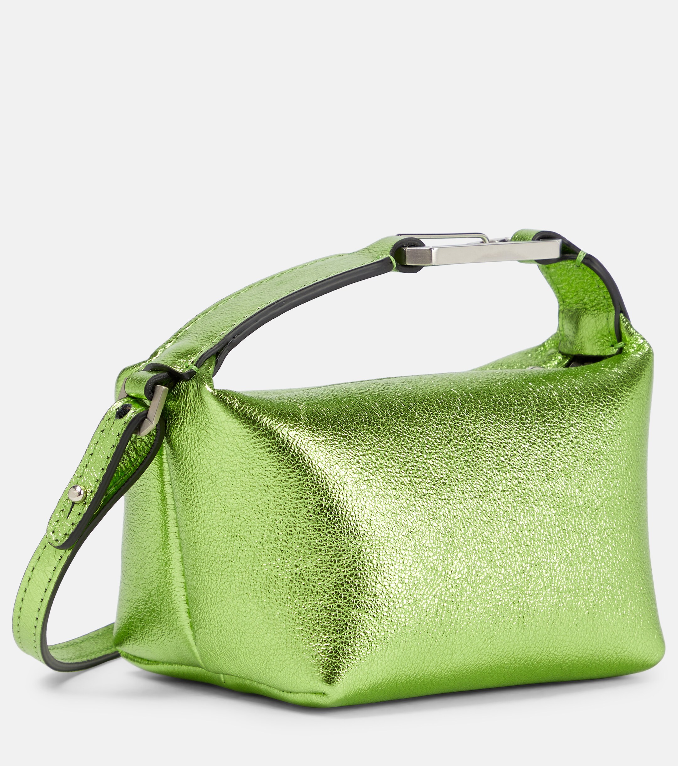 Eéra Moonbag metallic leather clutch thumbnail