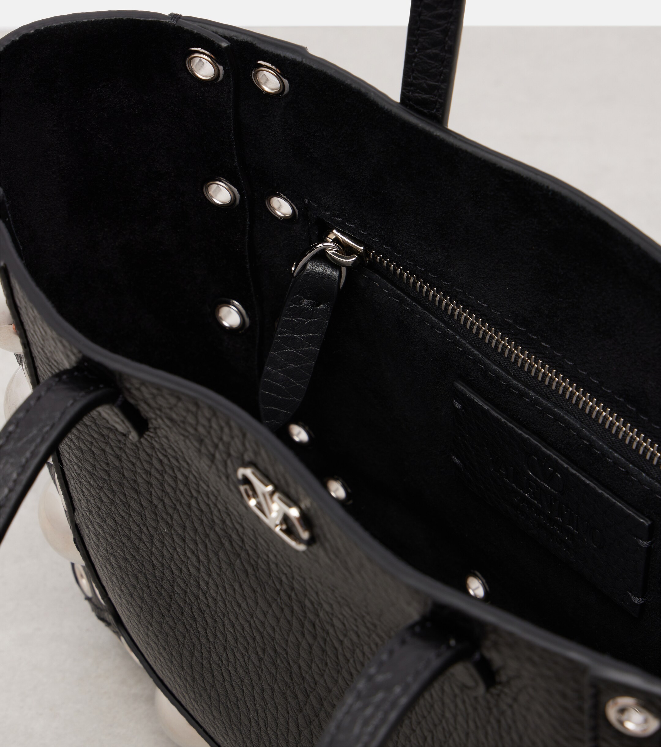 Valentino Garavani Nellcôte Mini embellished leather shopper thumbnail