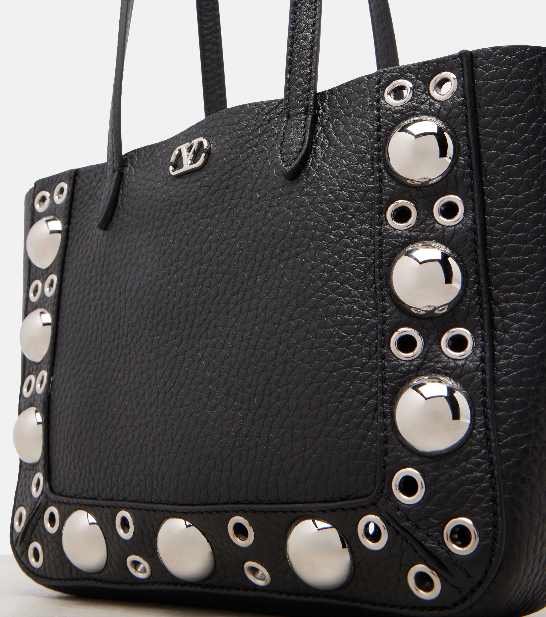 Valentino Garavani Nellcôte Mini embellished leather shopper thumbnail
