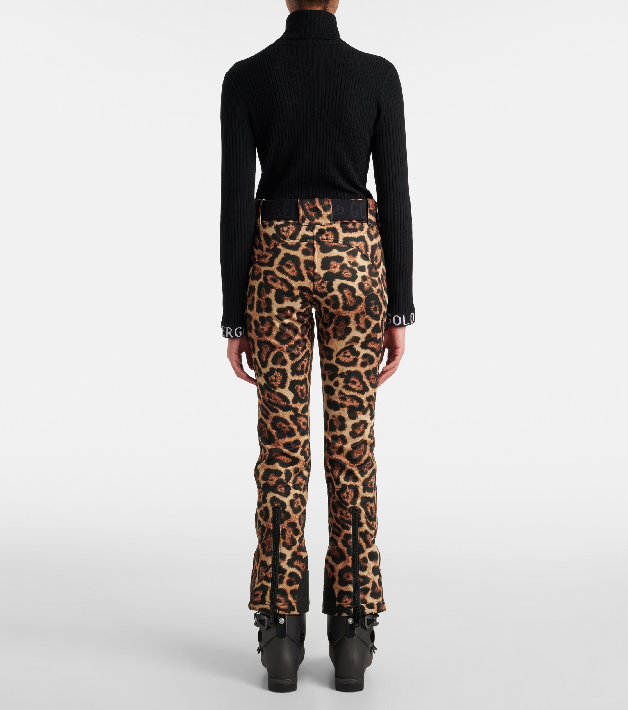 GOLDBERGH Goldbergh Minou leopard-print ski pants