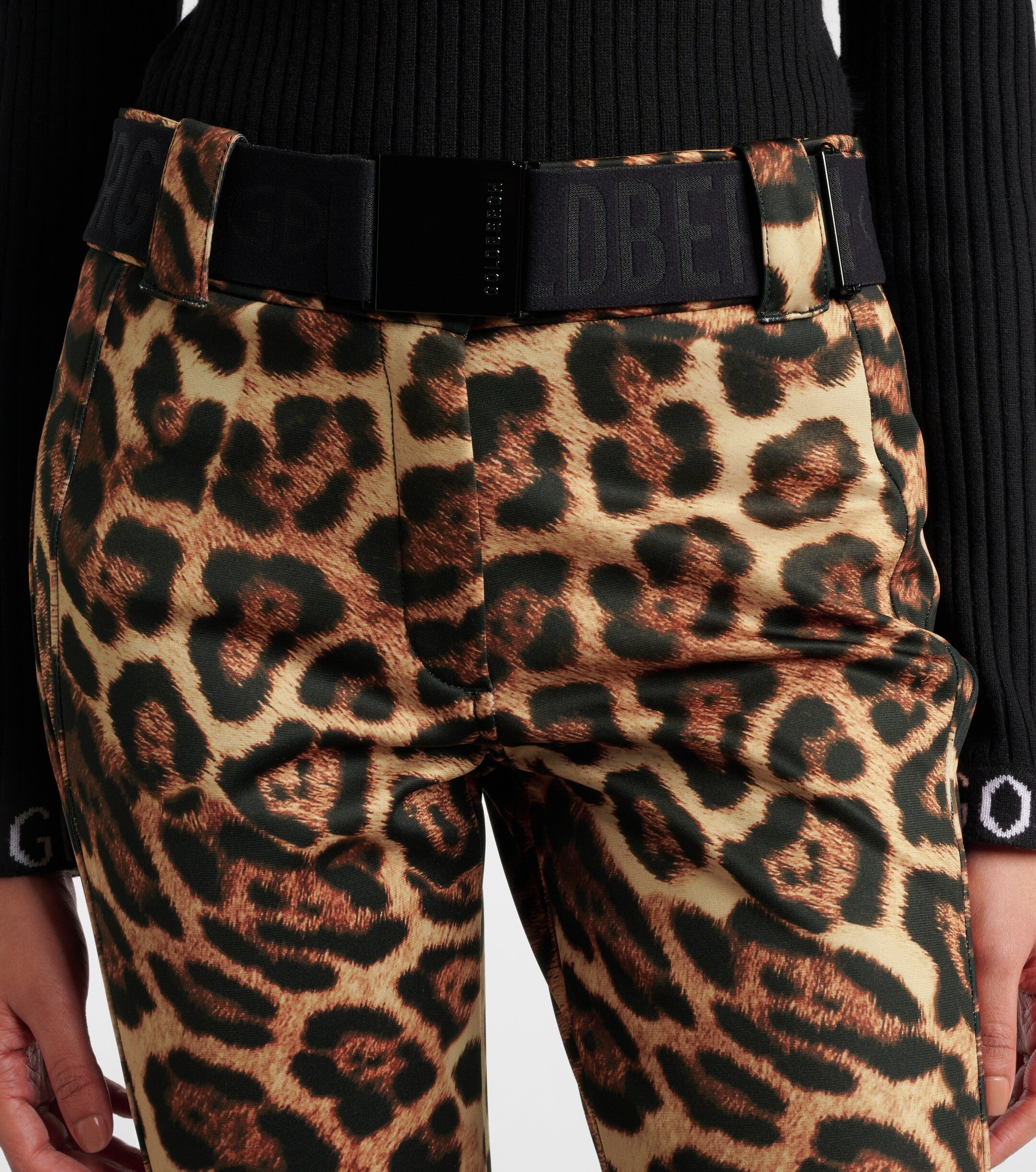 GOLDBERGH Goldbergh Minou leopard-print ski pants