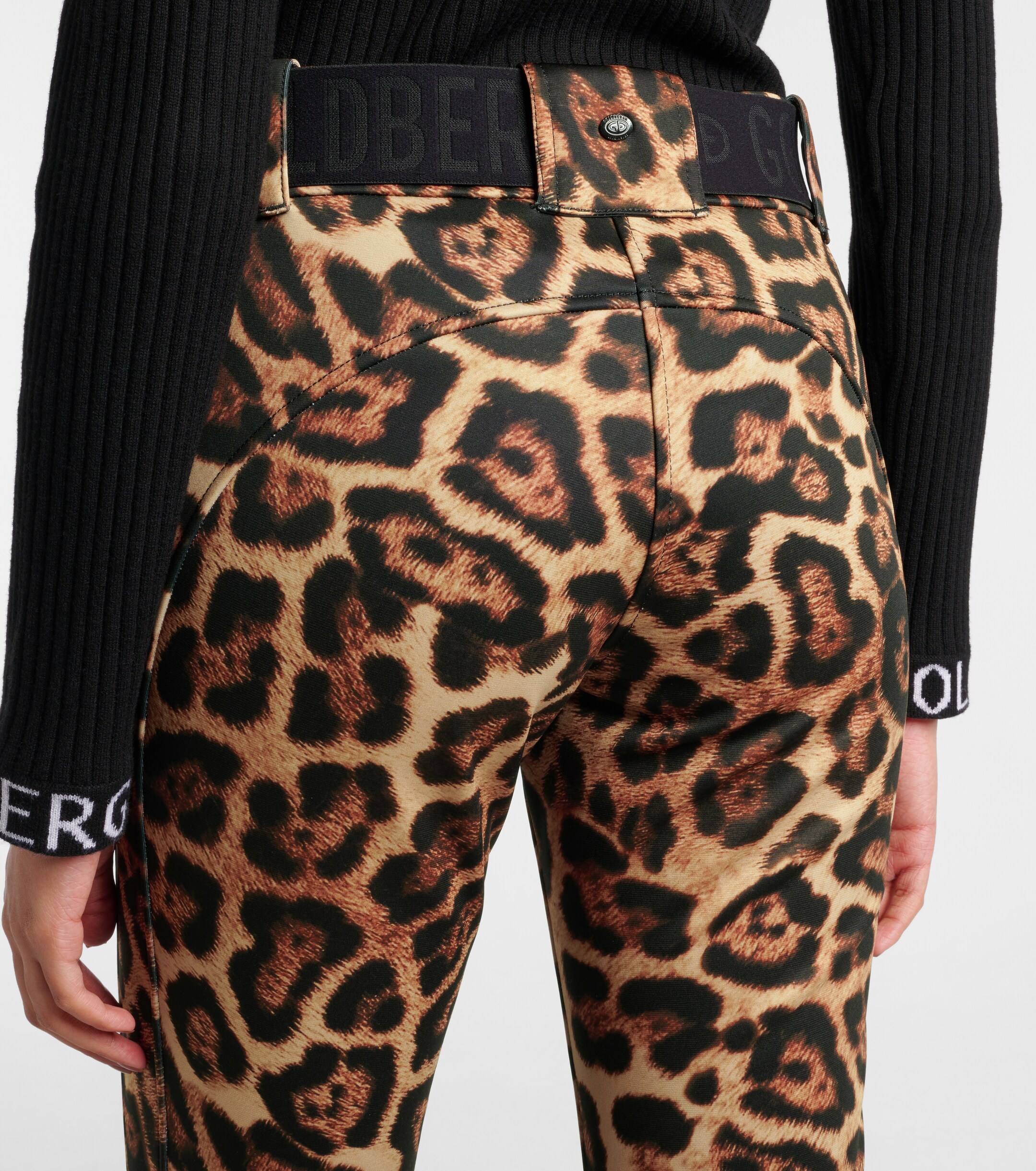 GOLDBERGH Goldbergh Minou leopard-print ski pants