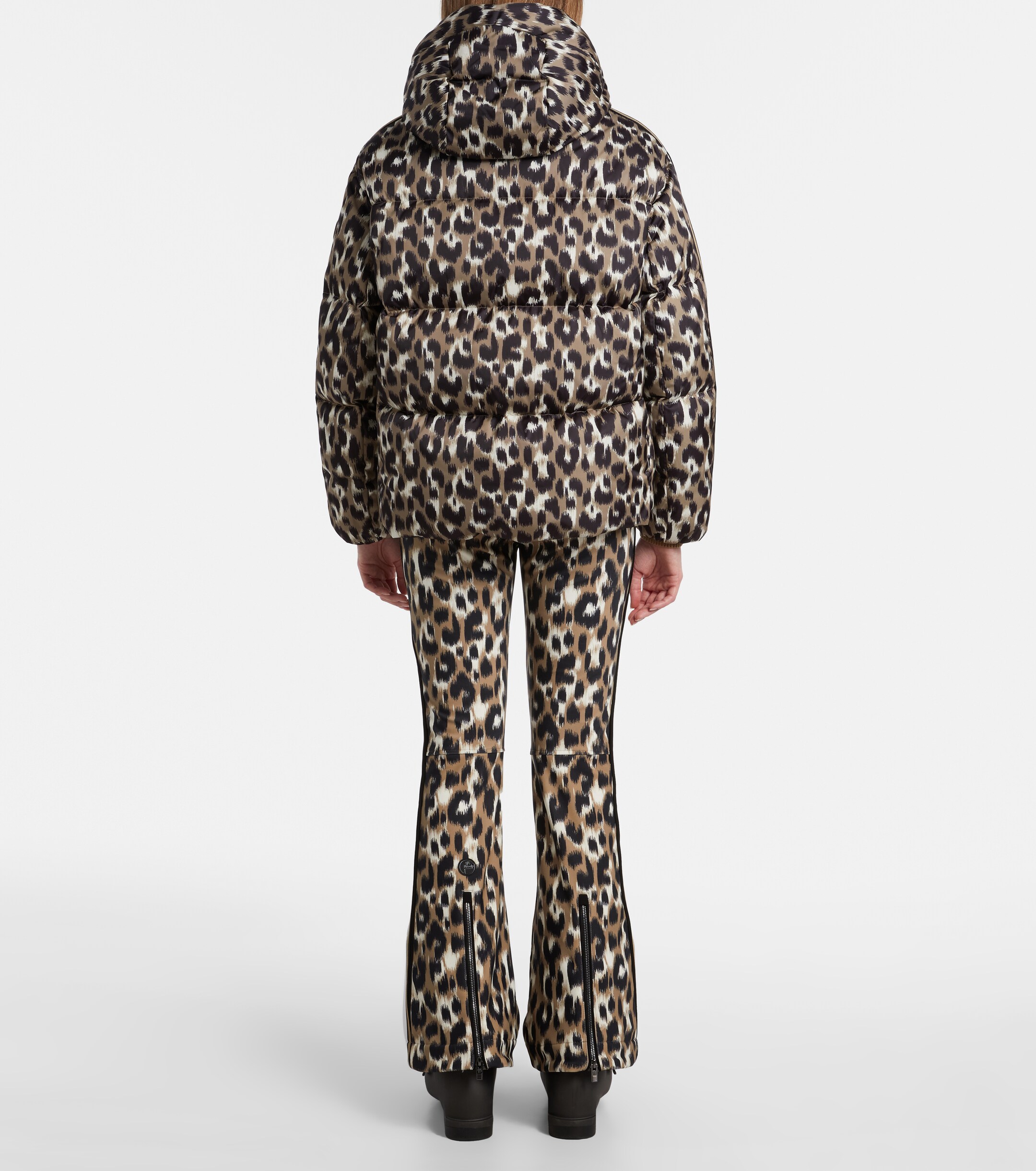 FUSALP Fusalp Ada leopard-print down ski jacket