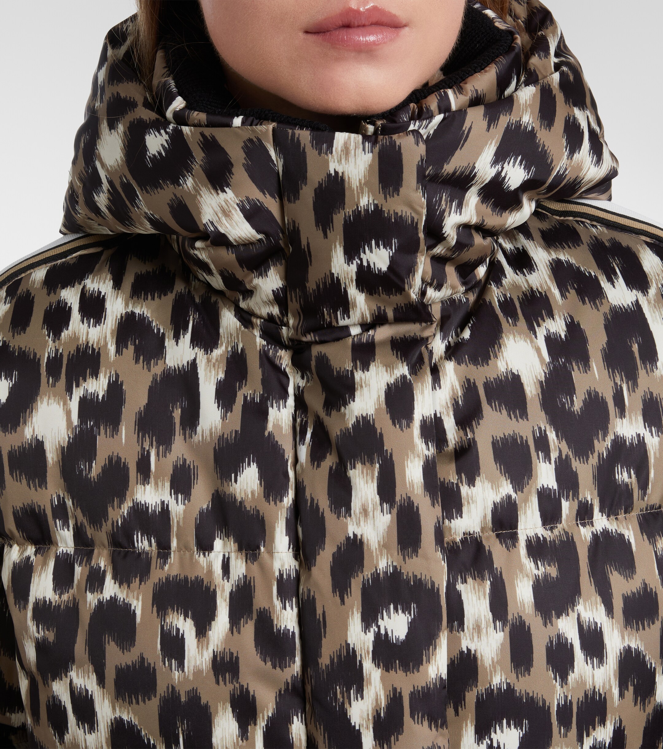 FUSALP Fusalp Ada leopard-print down ski jacket