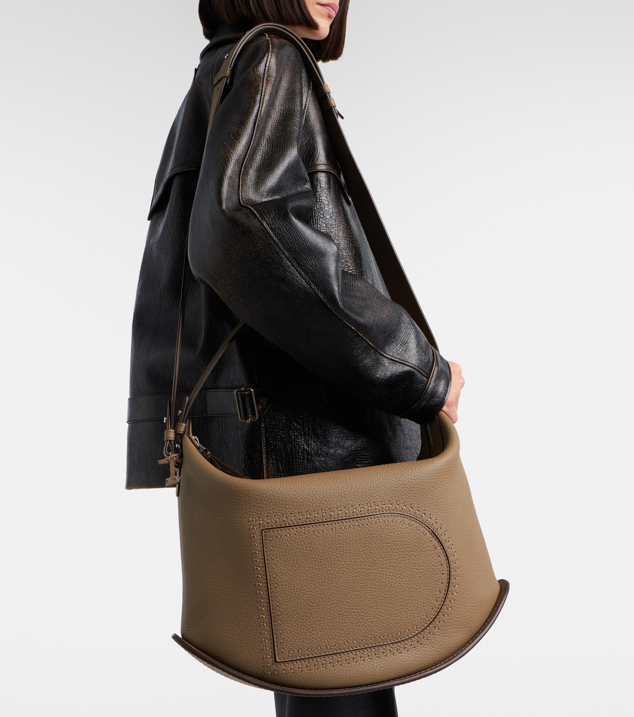 Delvaux Pin Mini leather shoulder bag thumbnail