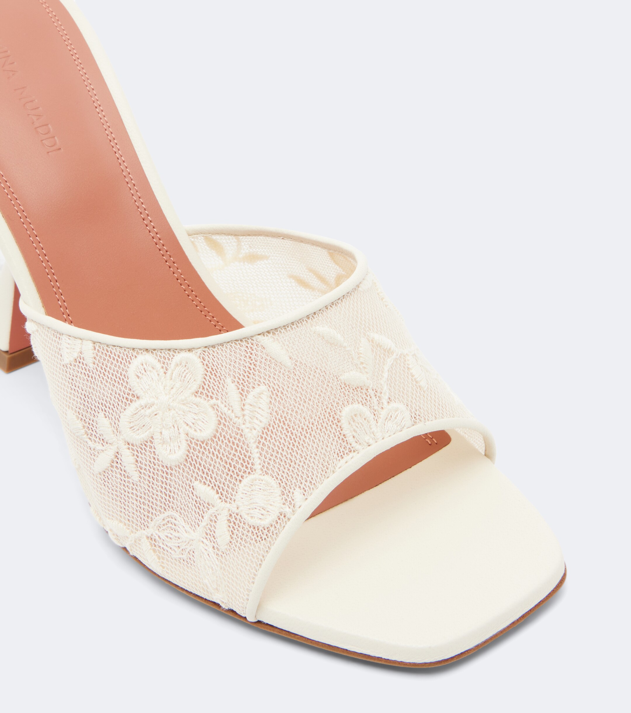 AMINA MUADDI Amina Muaddi Lupita lace mules