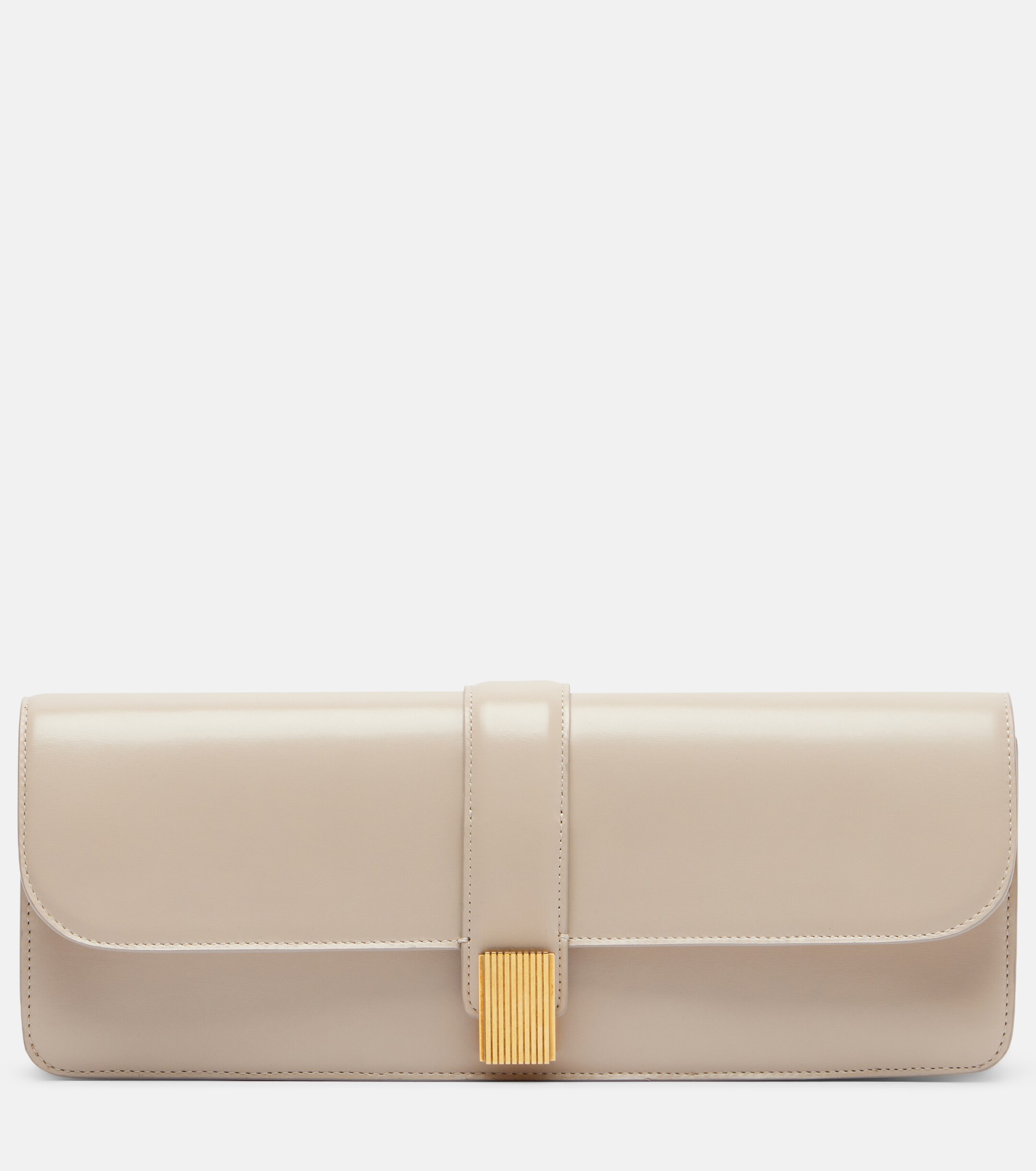 KHAITE Blake leather clutch