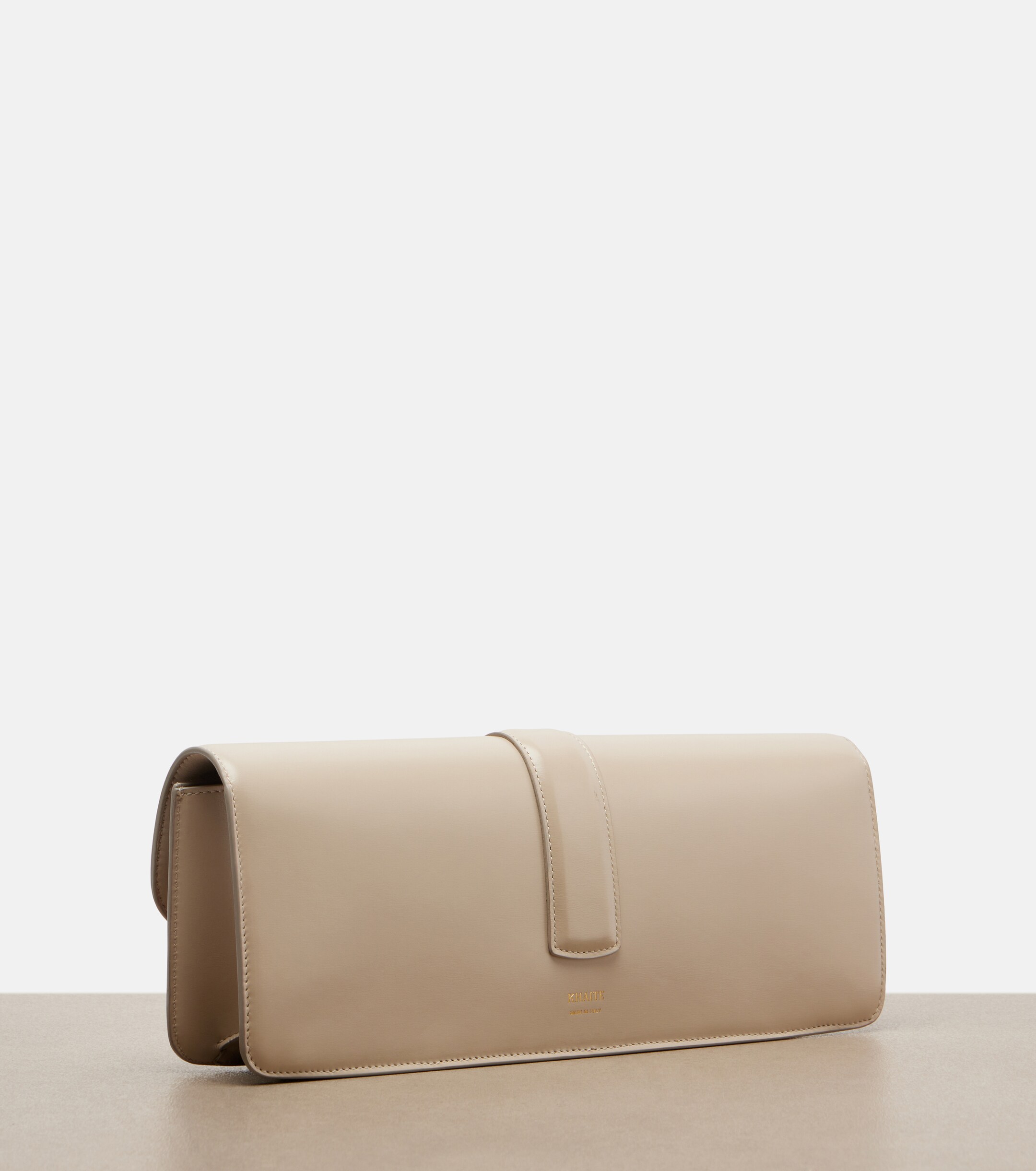 KHAITE Blake leather clutch