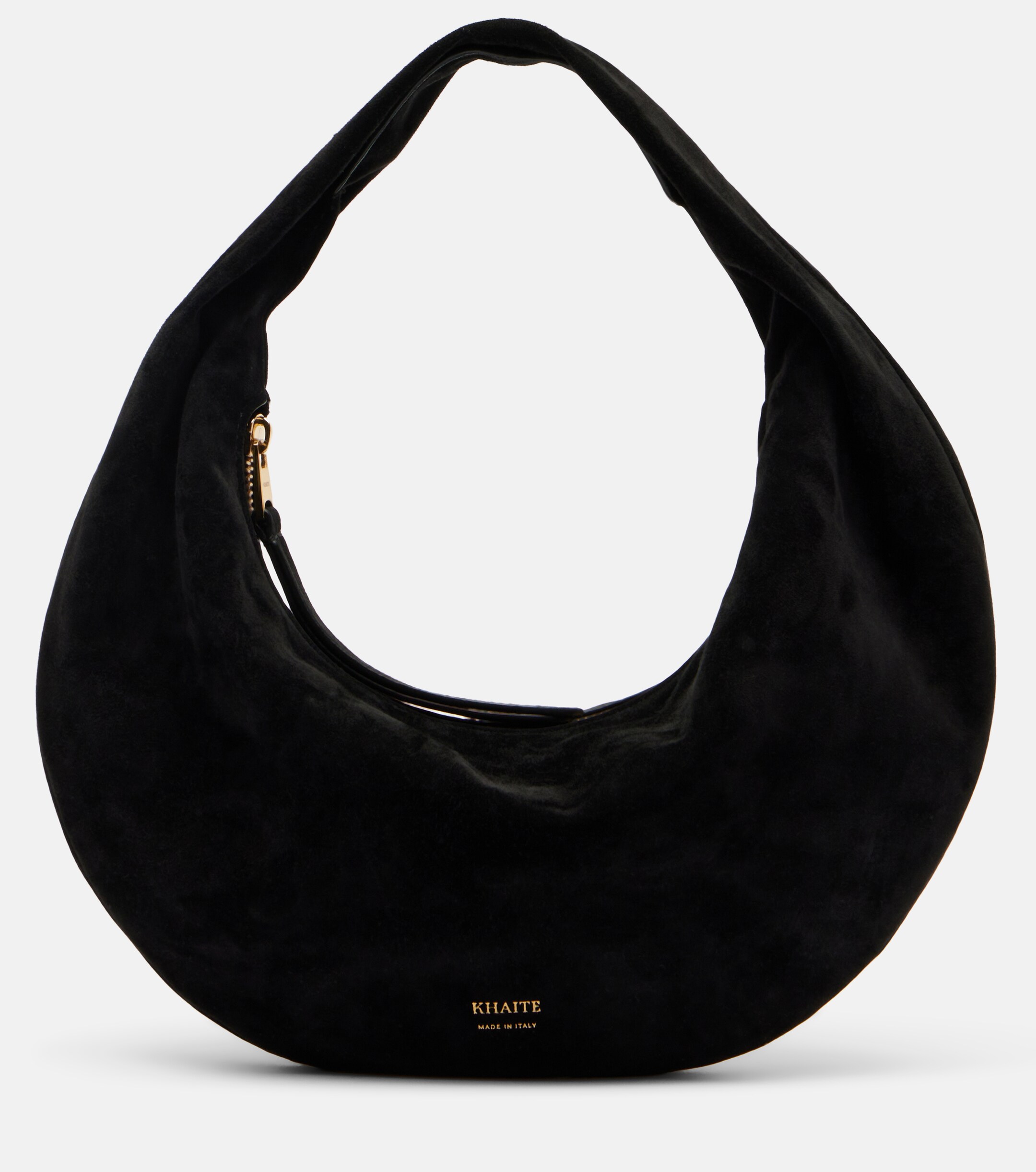 KHAITE Olivia Mini suede shoulder bag