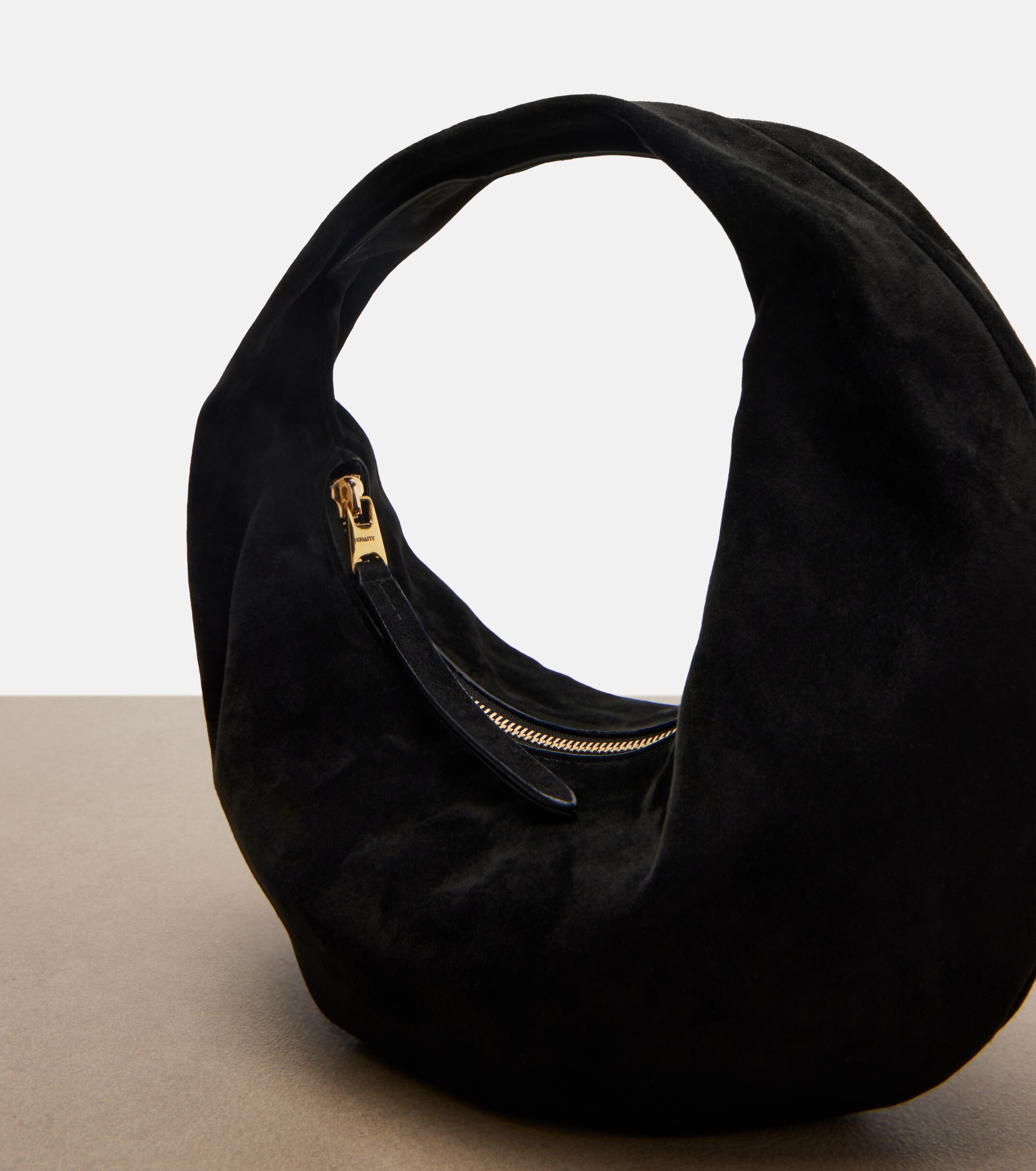 KHAITE Olivia Mini suede shoulder bag
