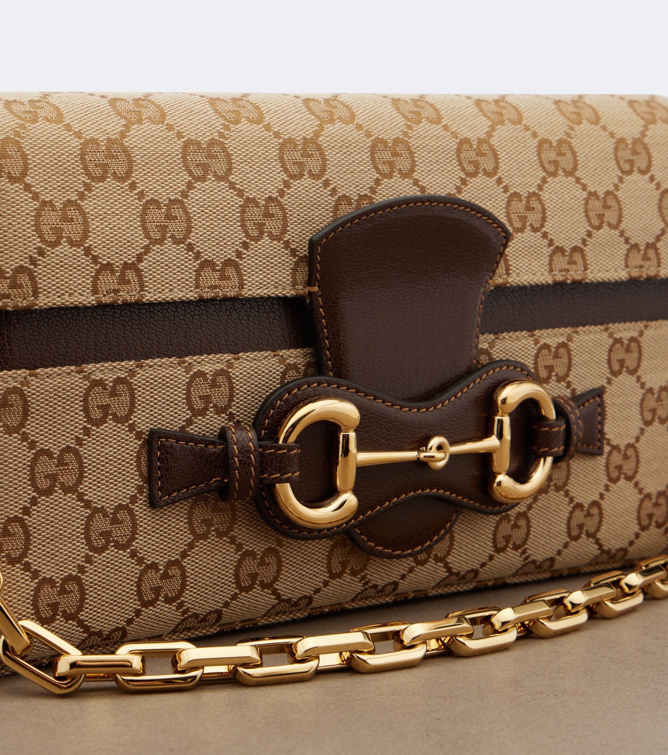 Gucci Horsebit Ristretto Medium shoulder bag