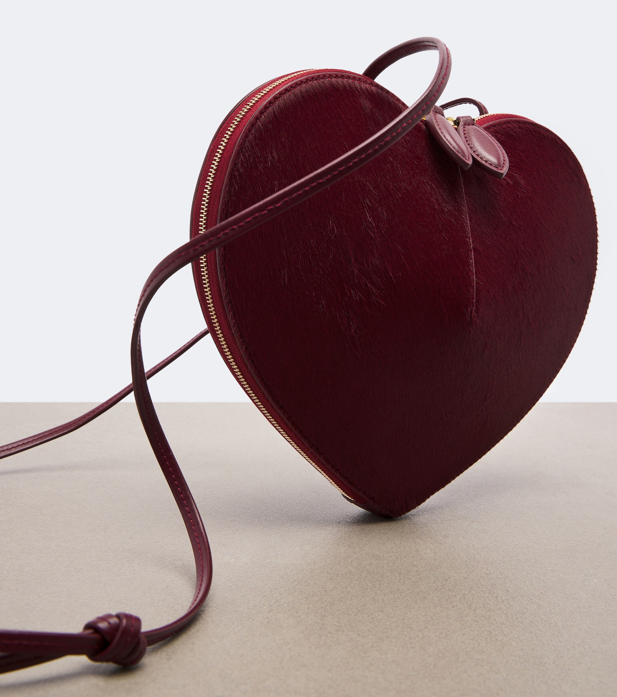 Alaïa Alaïa Le Caur calf hair and leather crossbody bag