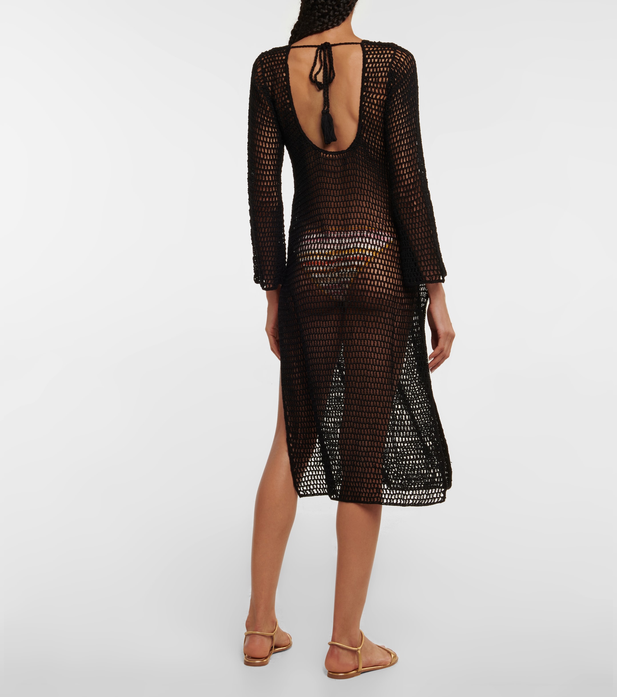 anna kosturova camellia cotton crochet bustier dress Anna Kosturova Camellia Cotton Crochet Bustier Dress in Red