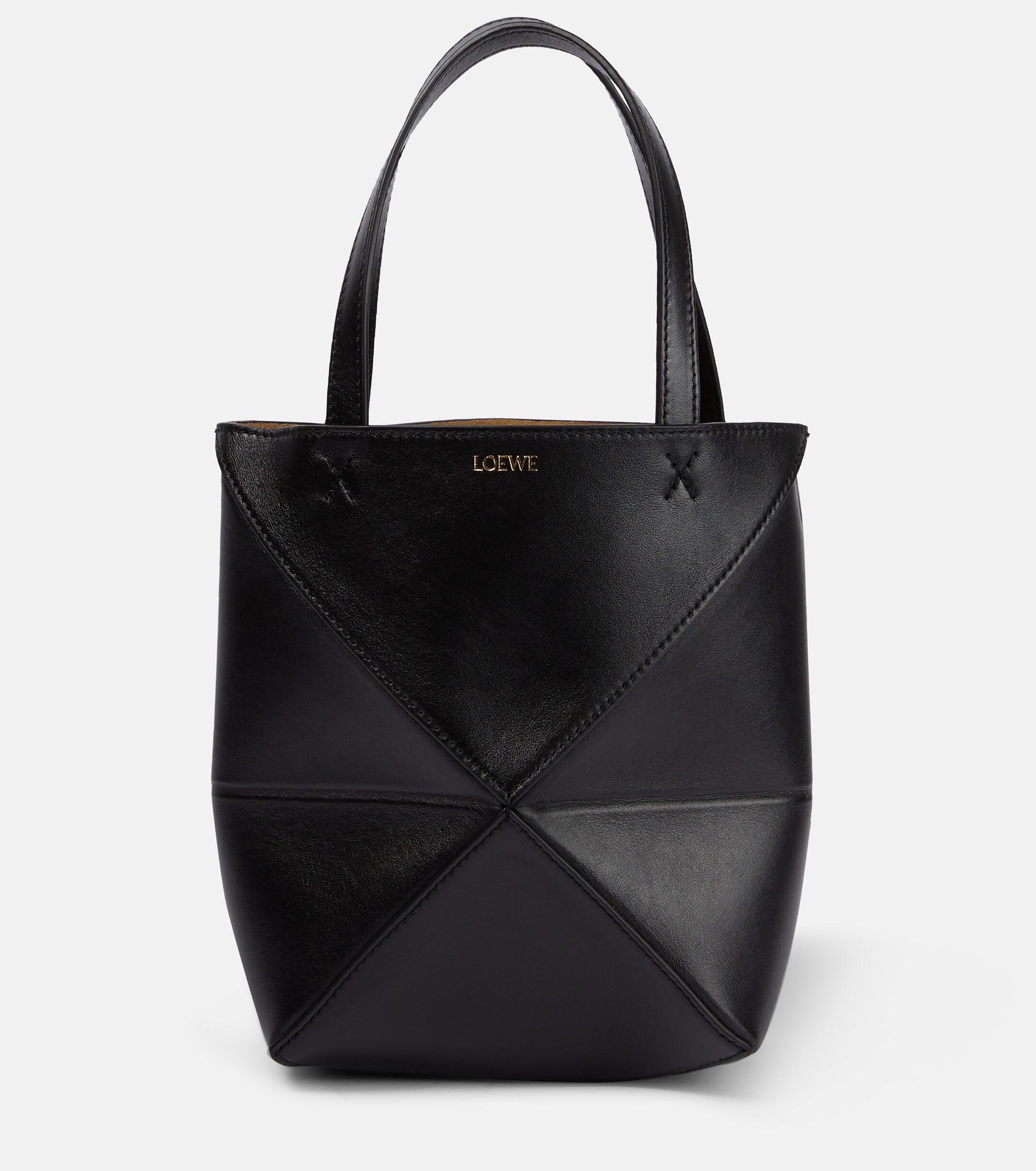 Loewe Puzzle Fold Mini leather tote bag
