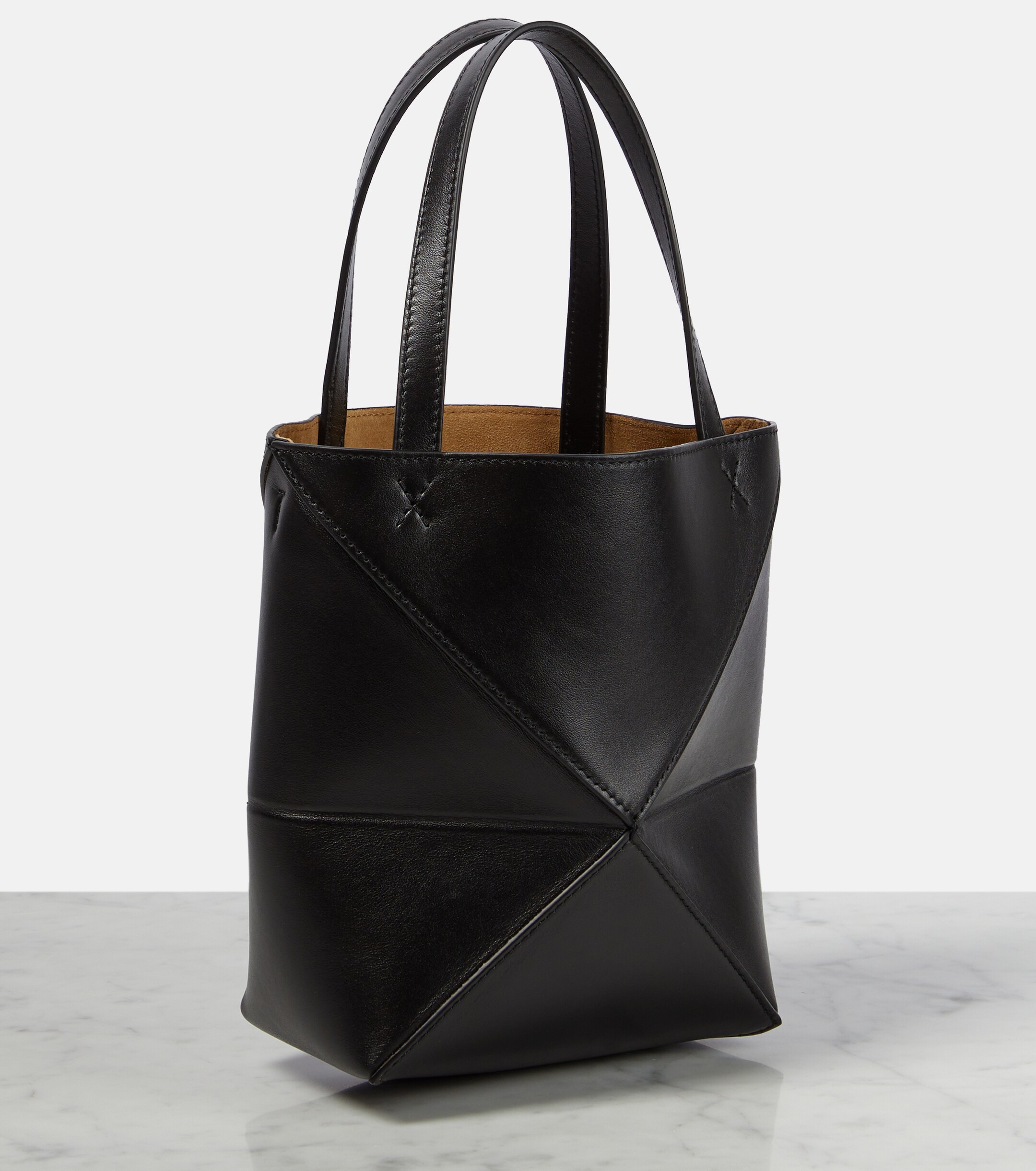 Loewe Puzzle Fold Mini leather tote bag