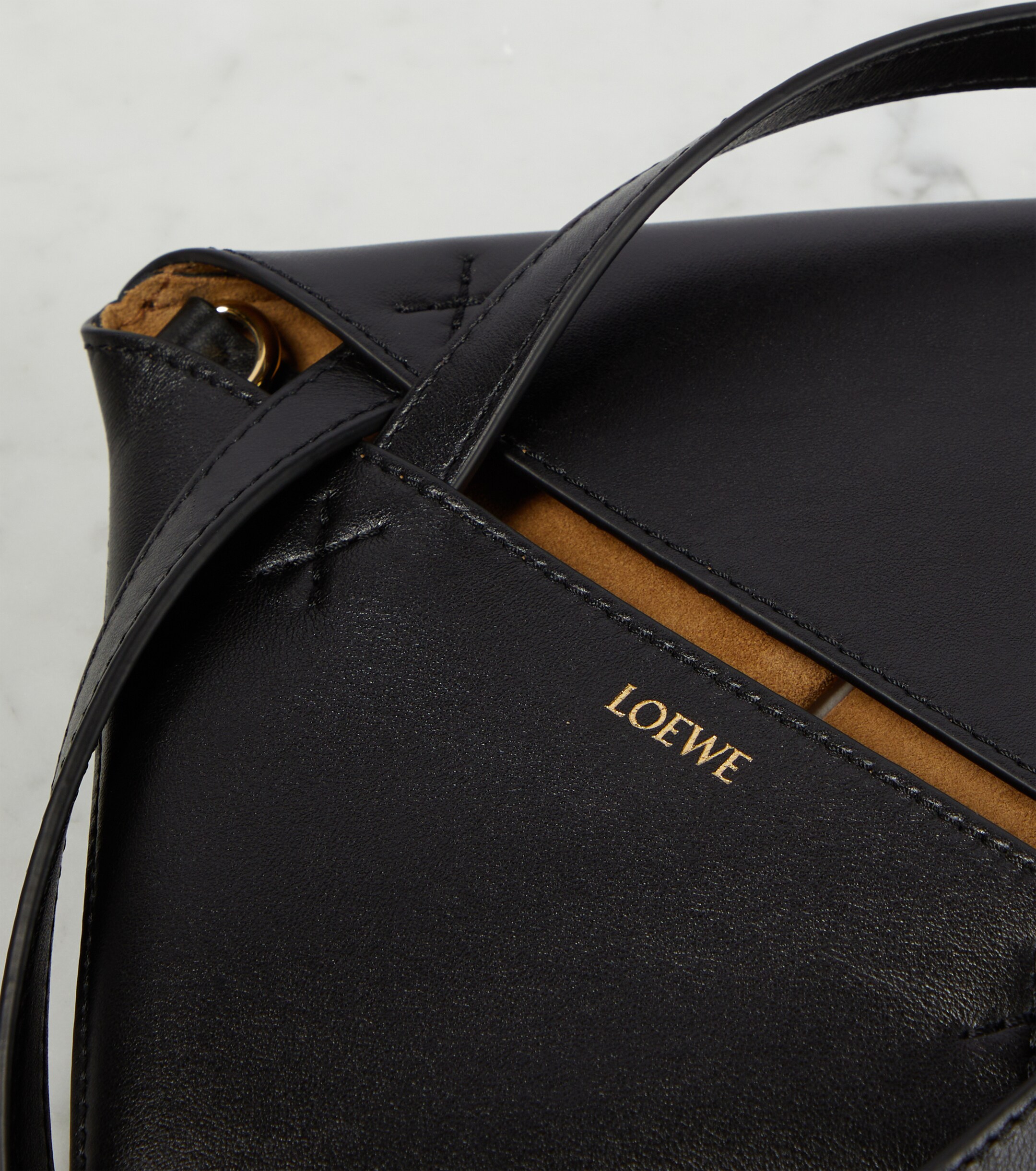Loewe Puzzle Fold Mini leather tote bag