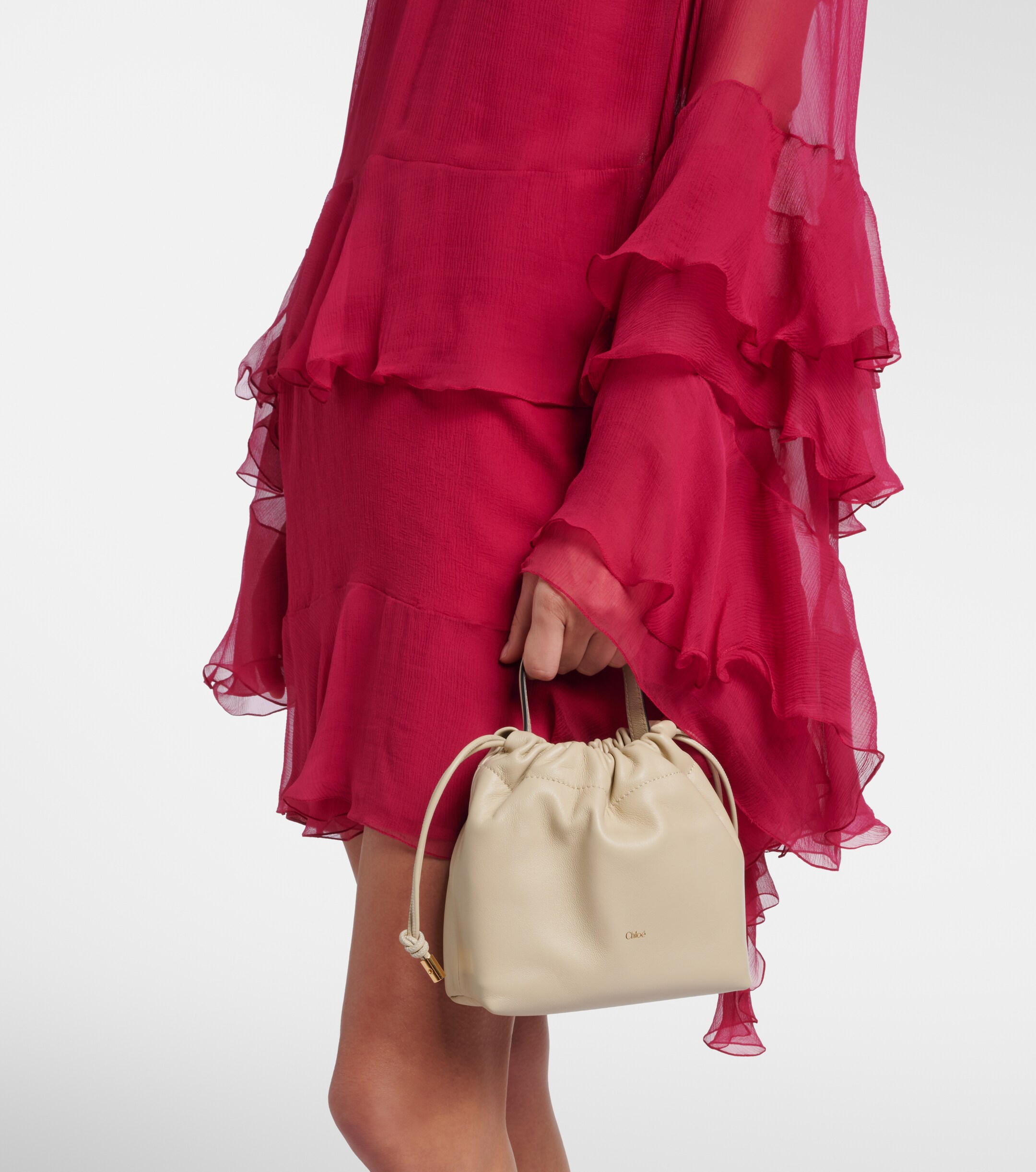 Chloé Chloé Icons Mini leather bucket bag