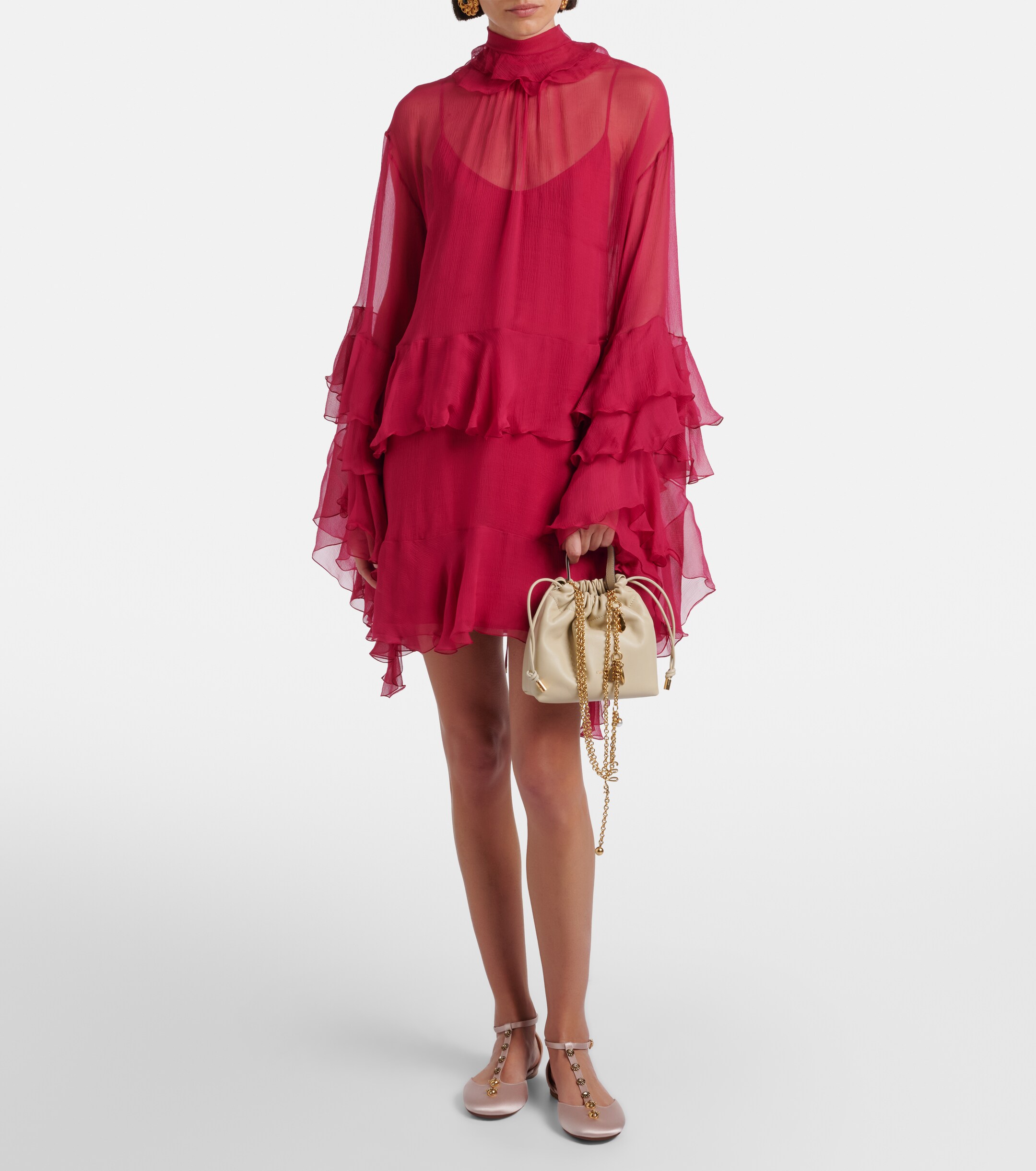 Chloé Chloé Icons Mini leather bucket bag