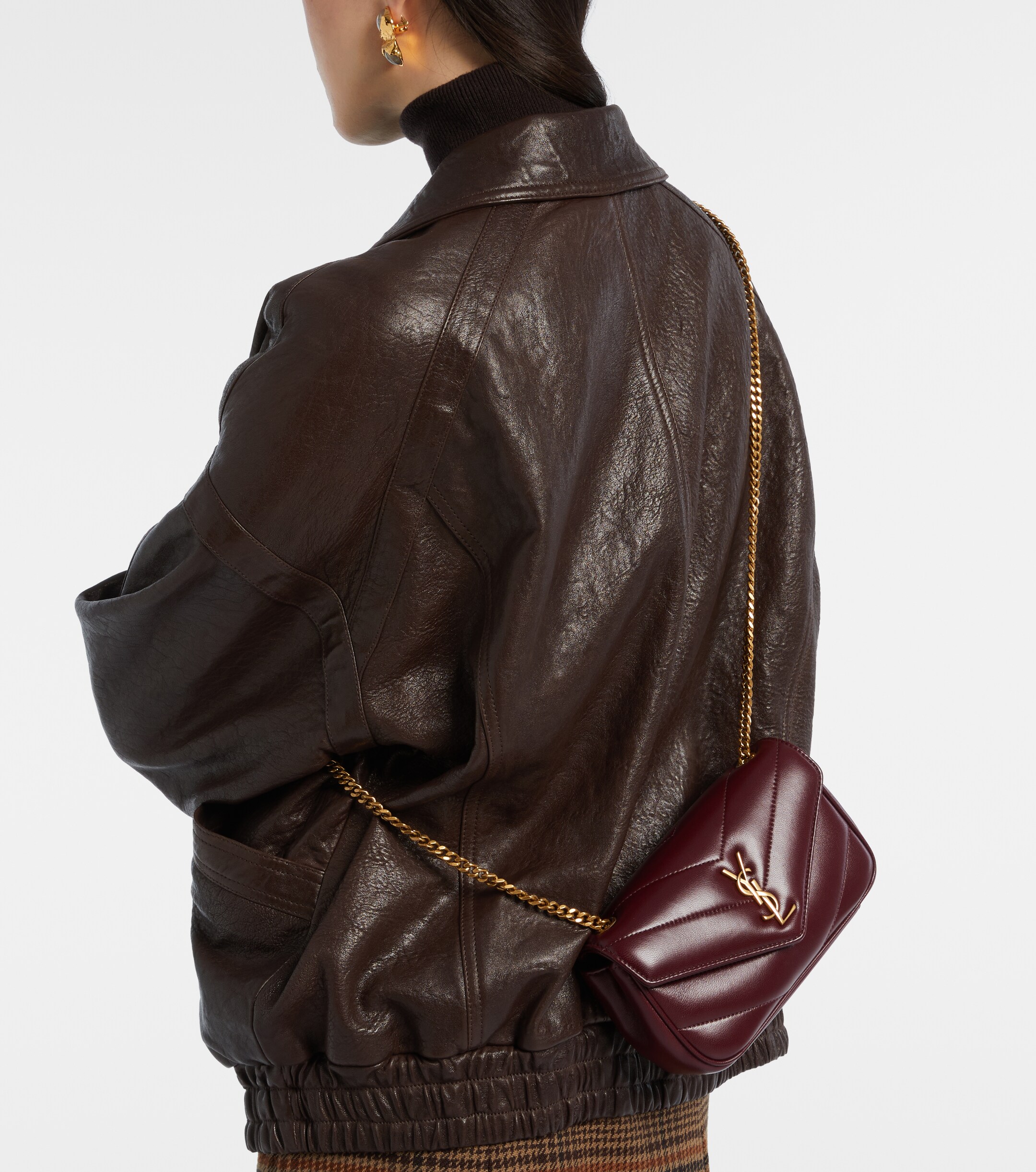 Saint Laurent Loulou Mini leather crossbody bag