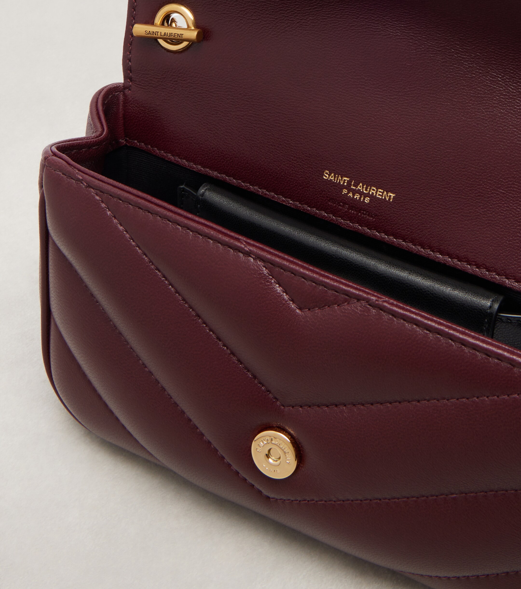 Saint Laurent Loulou Mini leather crossbody bag
