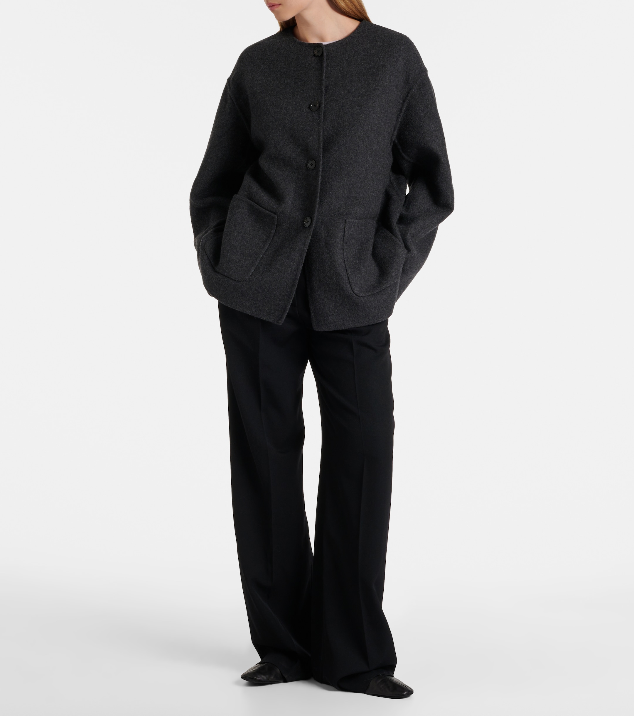 The Row Quintus cashmere jacket