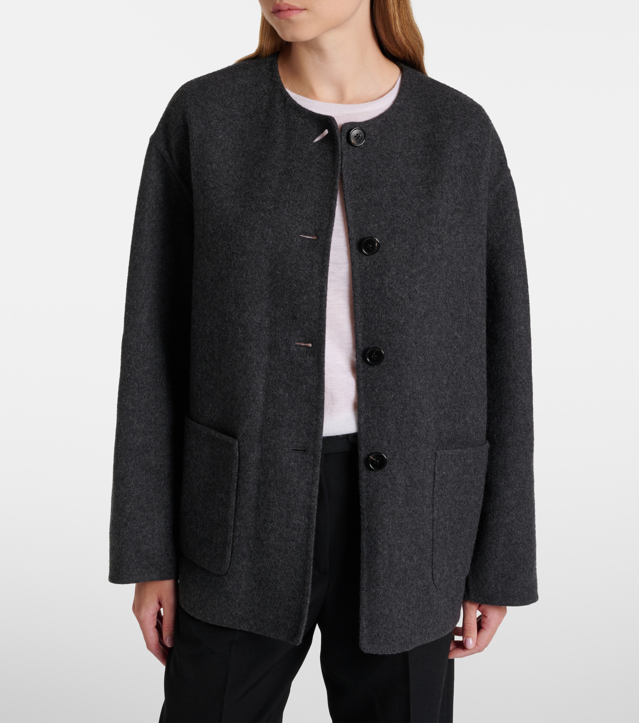 The Row Quintus cashmere jacket